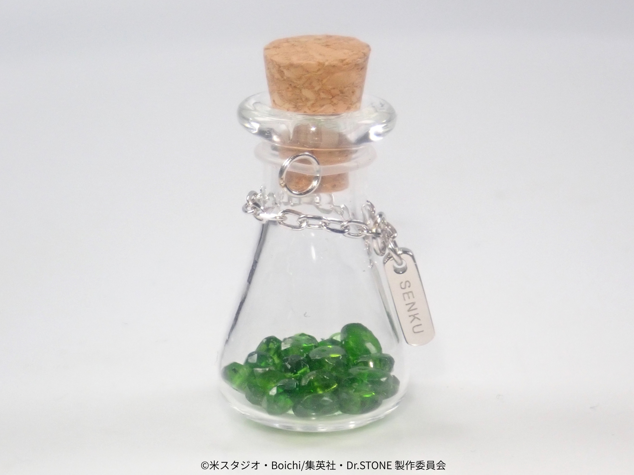 【4/29(三) 22點開賣】電視動畫《Dr.STONE 新石紀》×珠寶專賣店KARATZ聯名 內含礦物的燒瓶吊飾(全7種/附透明卡)