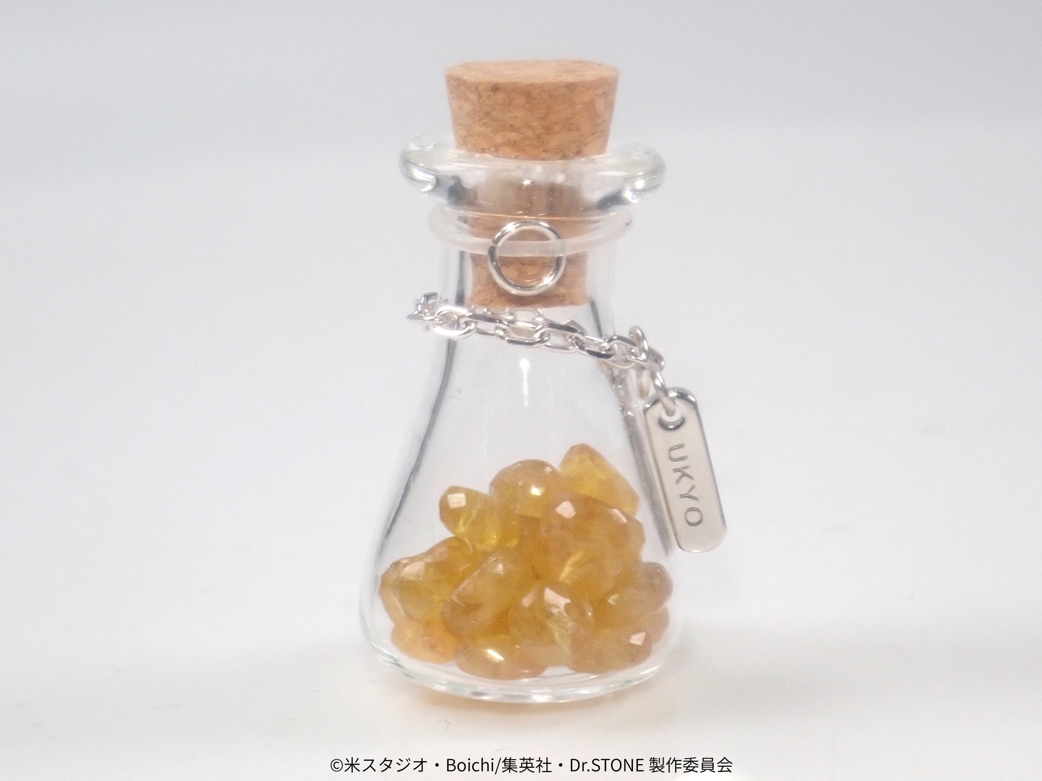 【4/29(三) 22點開賣】電視動畫《Dr.STONE 新石紀》×珠寶專賣店KARATZ聯名 內含礦物的燒瓶吊飾(全7種/附透明卡)