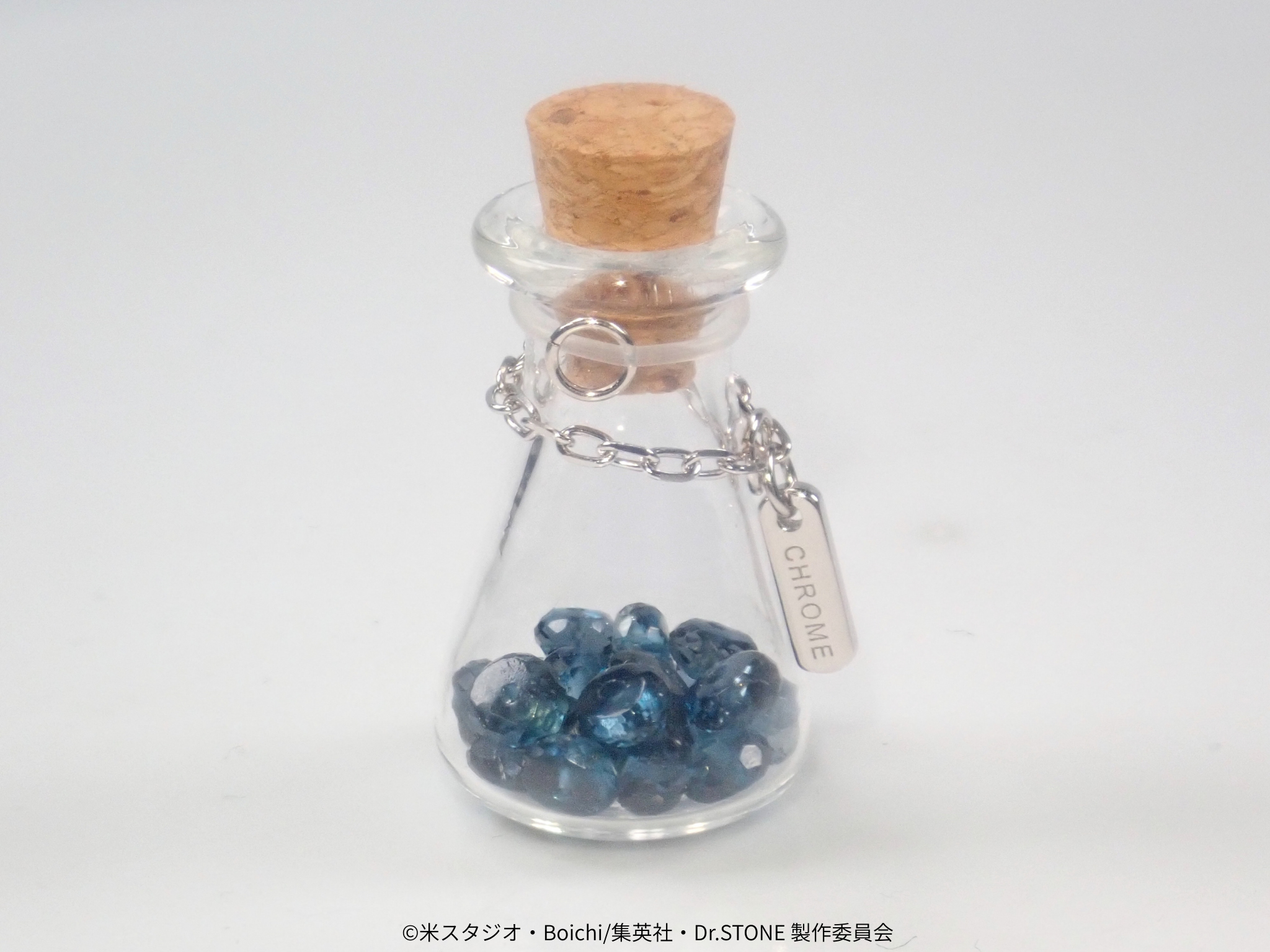 【4/29(三) 22點開賣】電視動畫《Dr.STONE 新石紀》×珠寶專賣店KARATZ聯名 內含礦物的燒瓶吊飾(全7種/附透明卡)