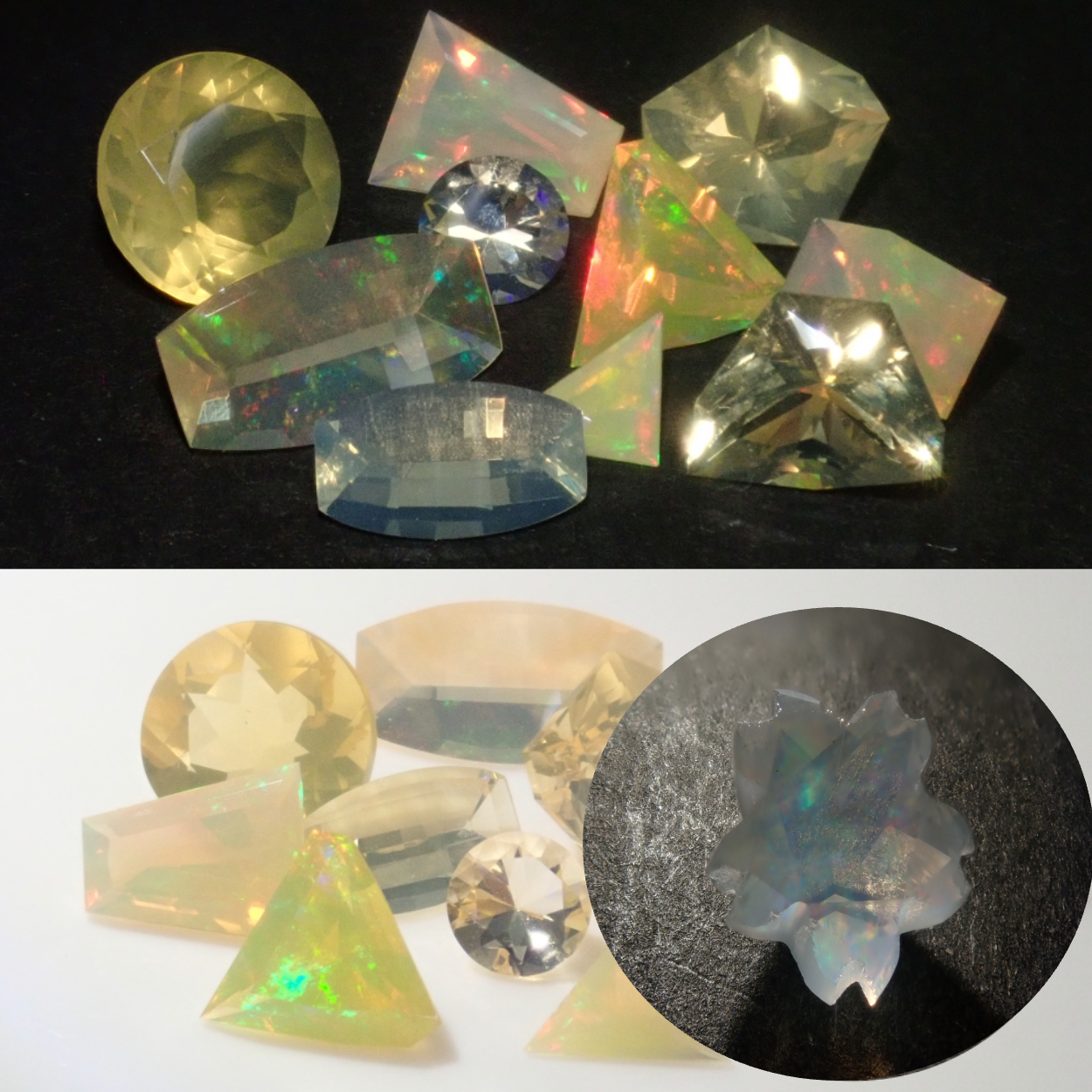 handmade/天然石とジャラパール gs-sp-2627 オーシャンジャスパー(Ocean jasper) ハート/磨き石