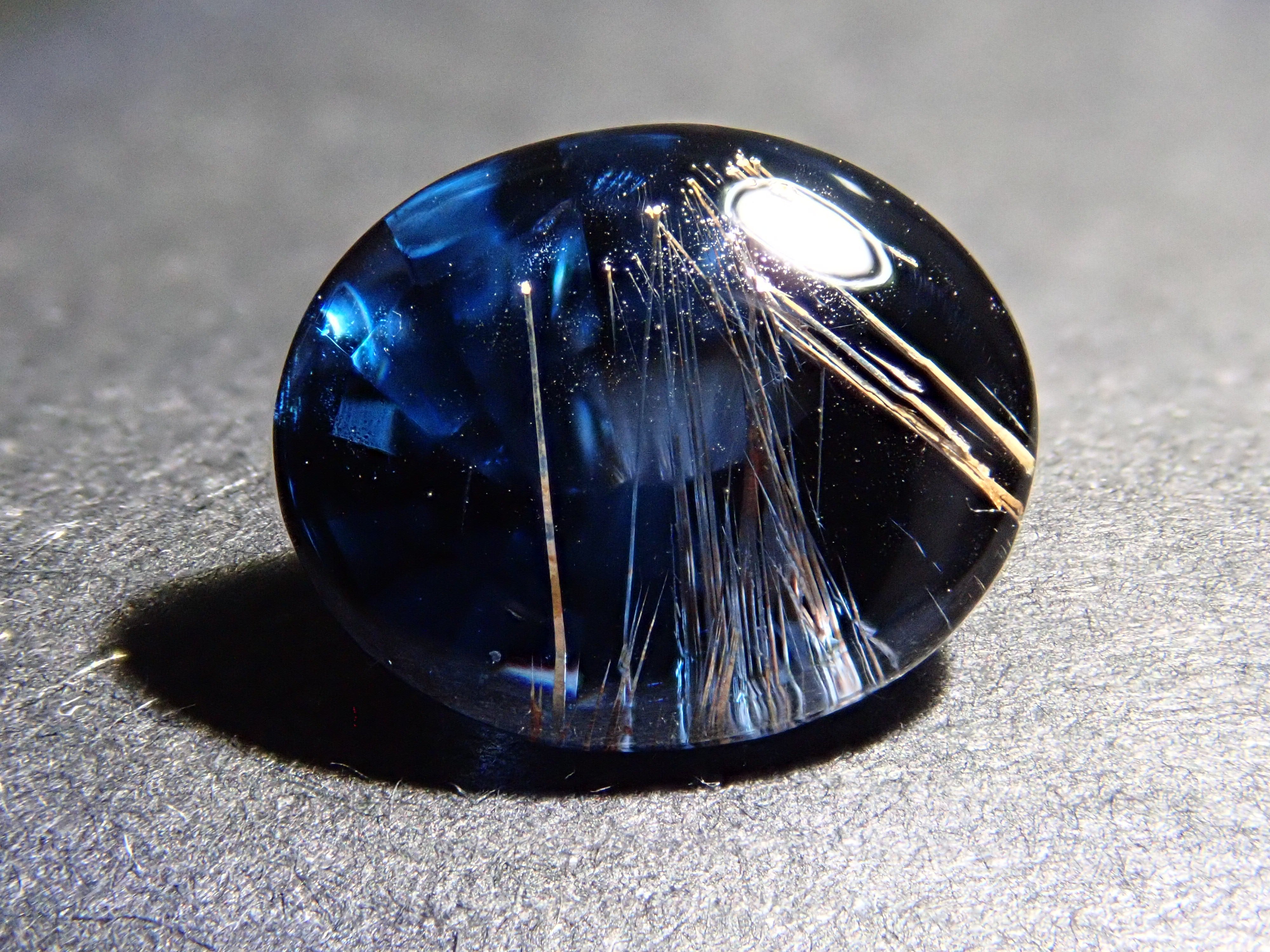 Sri Lankan Cobalt Spinel (Blue Spinel) 3.202ct Loose Stone (Needle-like Inclusions) Japan-German Rare Stone