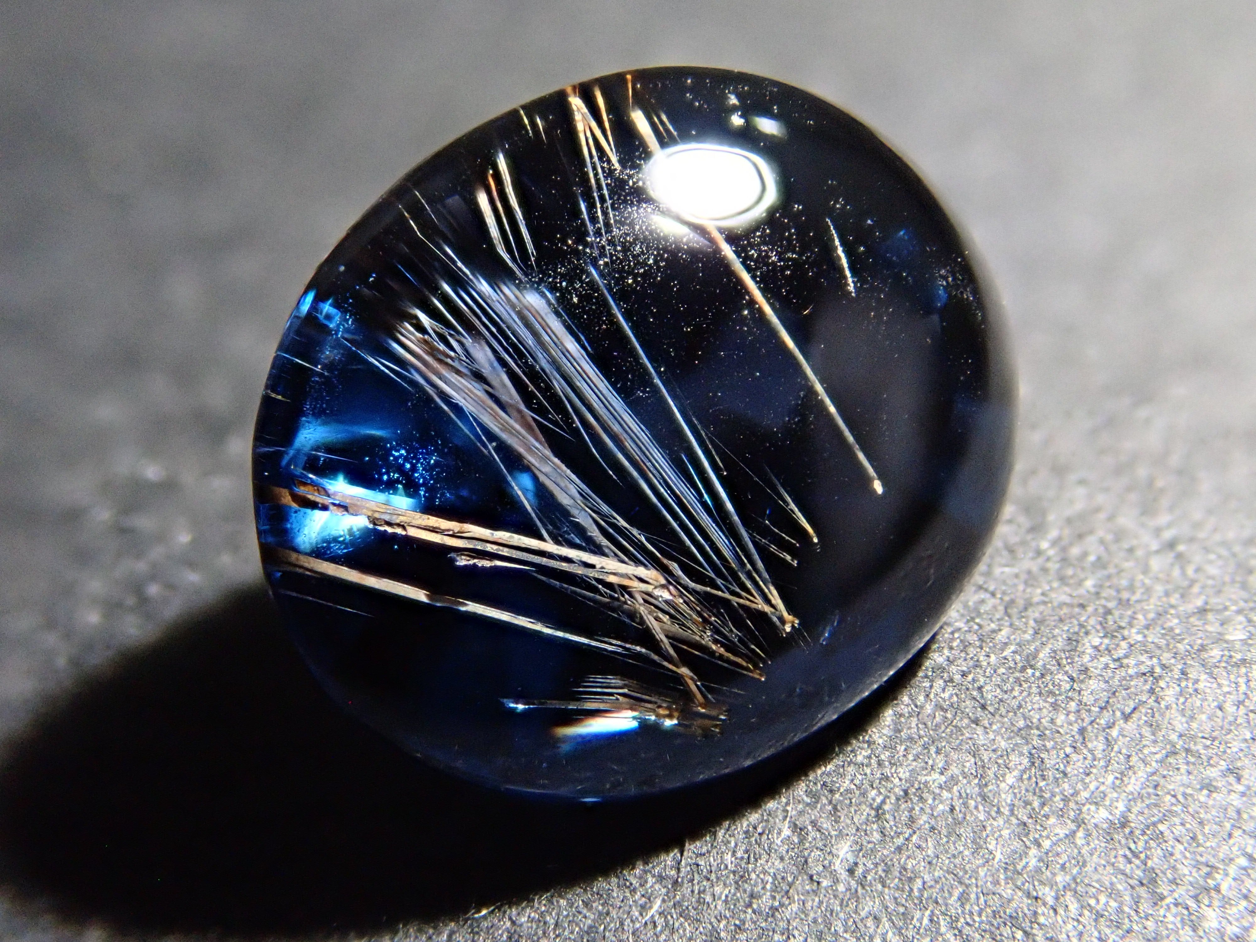 Sri Lankan Cobalt Spinel (Blue Spinel) 3.202ct Loose Stone (Needle-like Inclusions) Japan-German Rare Stone