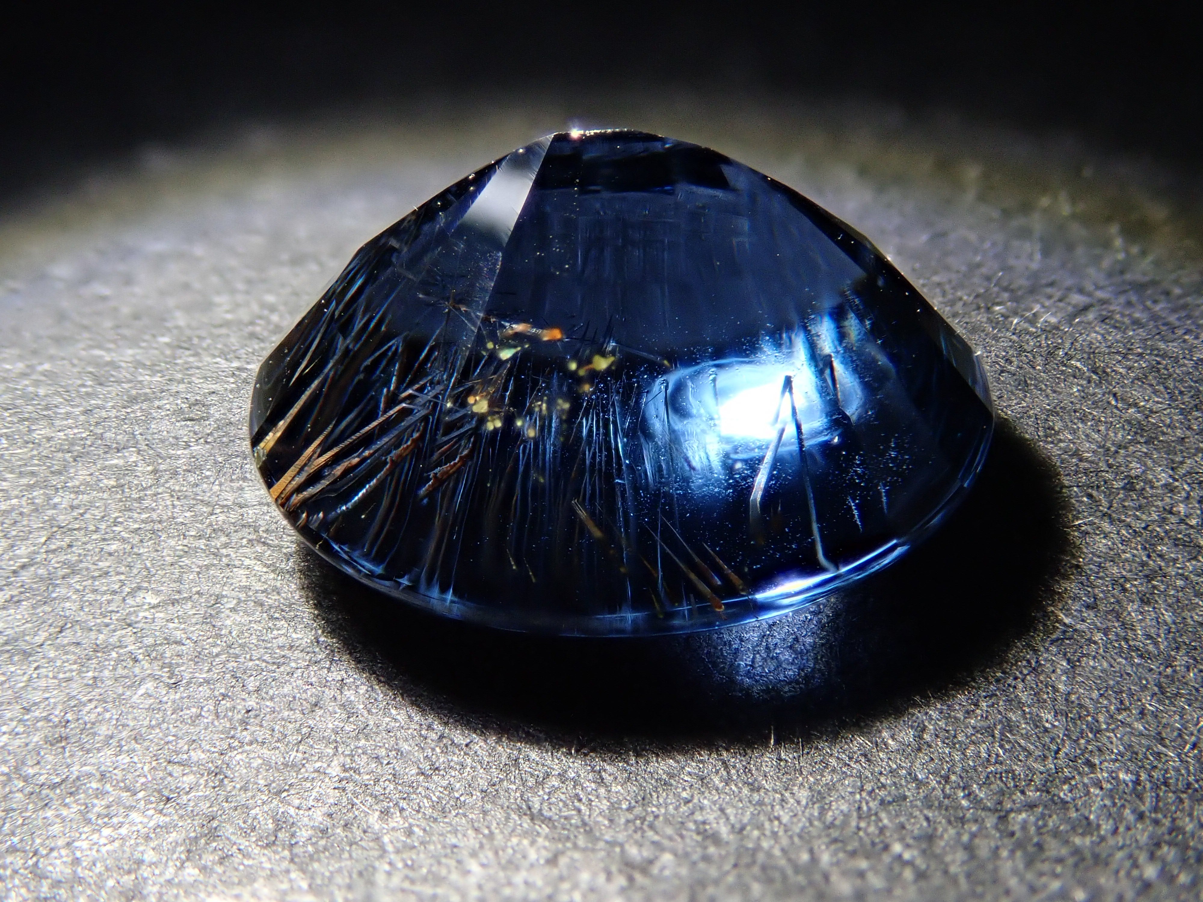 Sri Lankan Cobalt Spinel (Blue Spinel) 3.202ct Loose Stone (Needle-like Inclusions) Japan-German Rare Stone