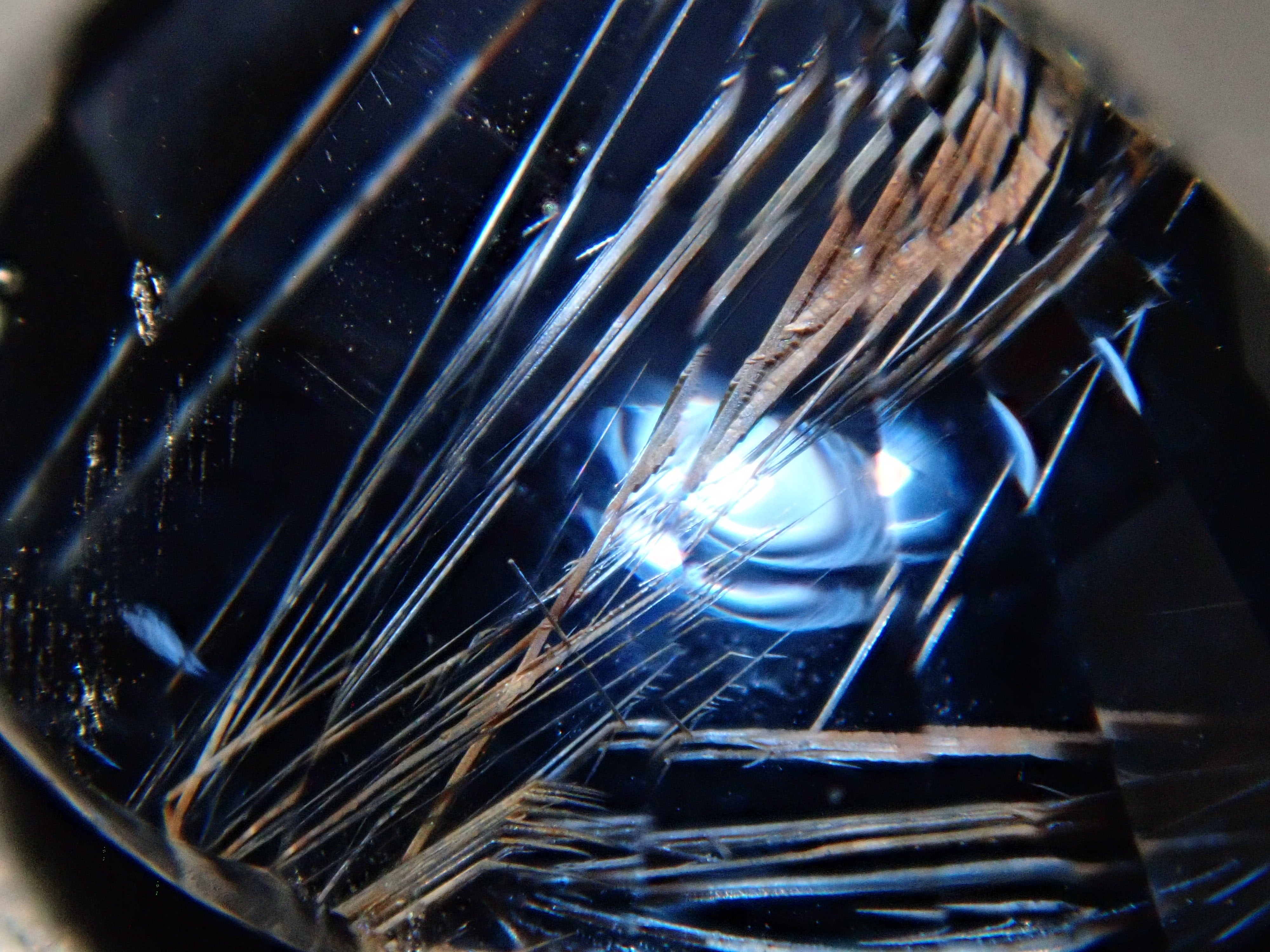 Sri Lankan Cobalt Spinel (Blue Spinel) 3.202ct Loose Stone (Needle-like Inclusions) Japan-German Rare Stone