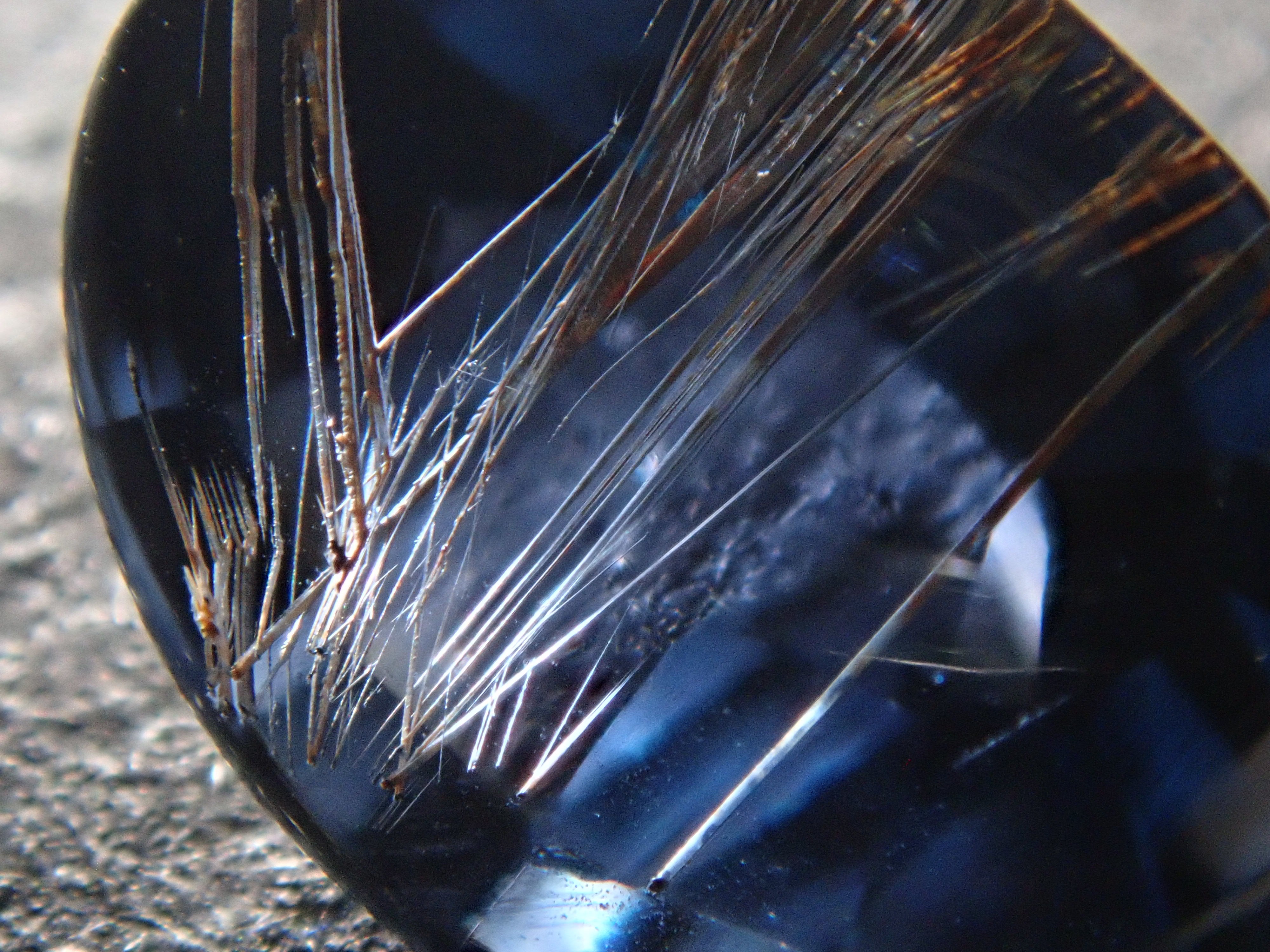 Sri Lankan Cobalt Spinel (Blue Spinel) 3.202ct Loose Stone (Needle-like Inclusions) Japan-German Rare Stone