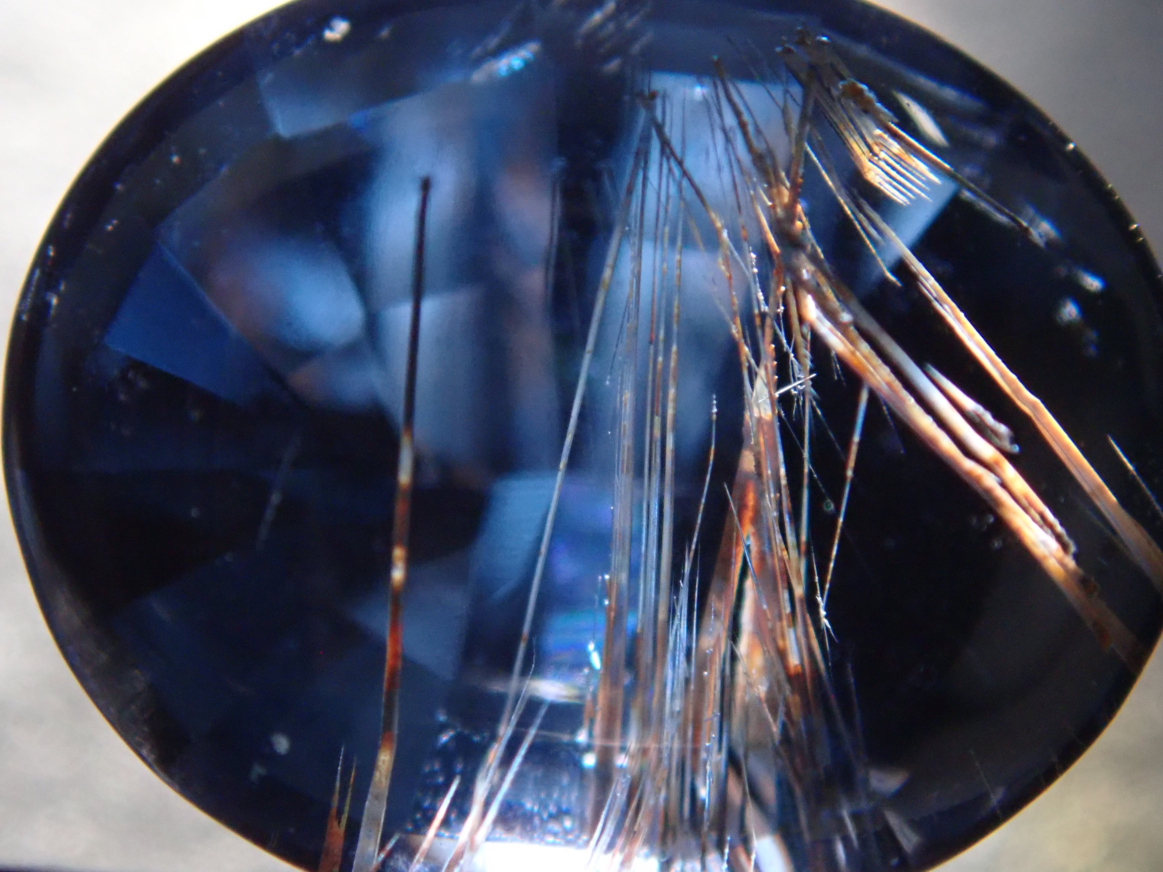 Sri Lankan Cobalt Spinel (Blue Spinel) 3.202ct Loose Stone (Needle-like Inclusions) Japan-German Rare Stone