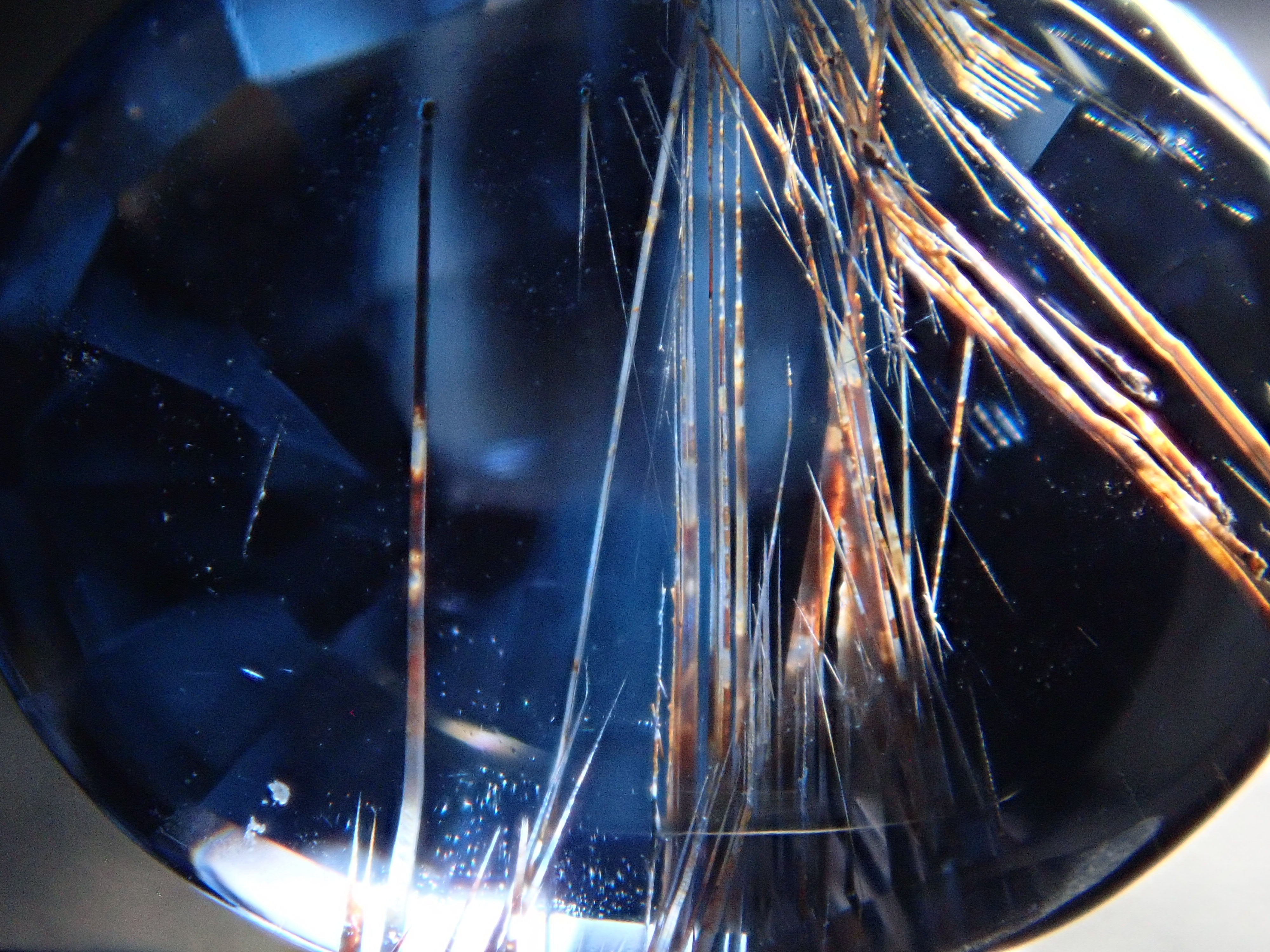 Sri Lankan Cobalt Spinel (Blue Spinel) 3.202ct Loose Stone (Needle-like Inclusions) Japan-German Rare Stone