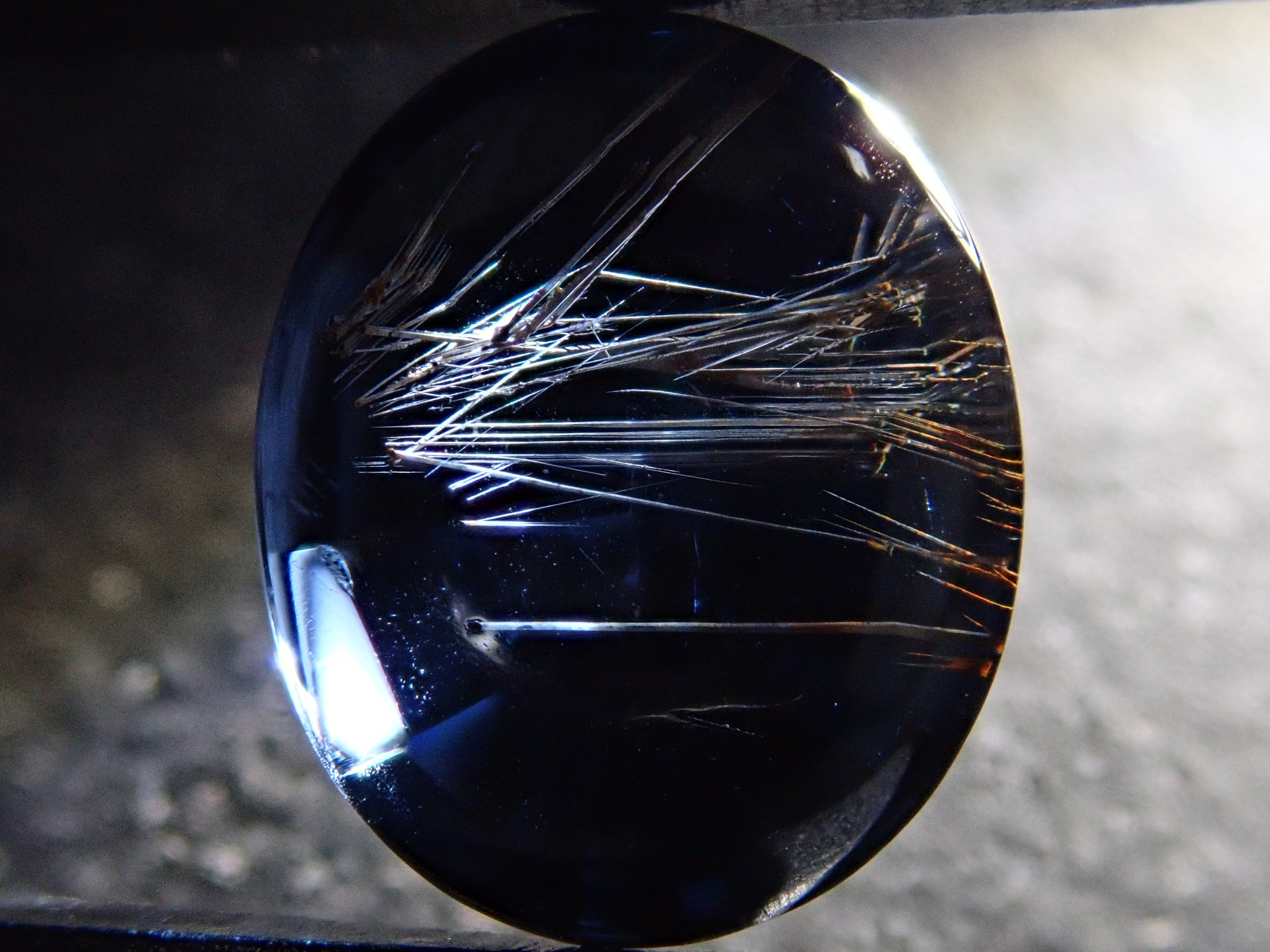 Sri Lankan Cobalt Spinel (Blue Spinel) 3.202ct Loose Stone (Needle-like Inclusions) Japan-German Rare Stone