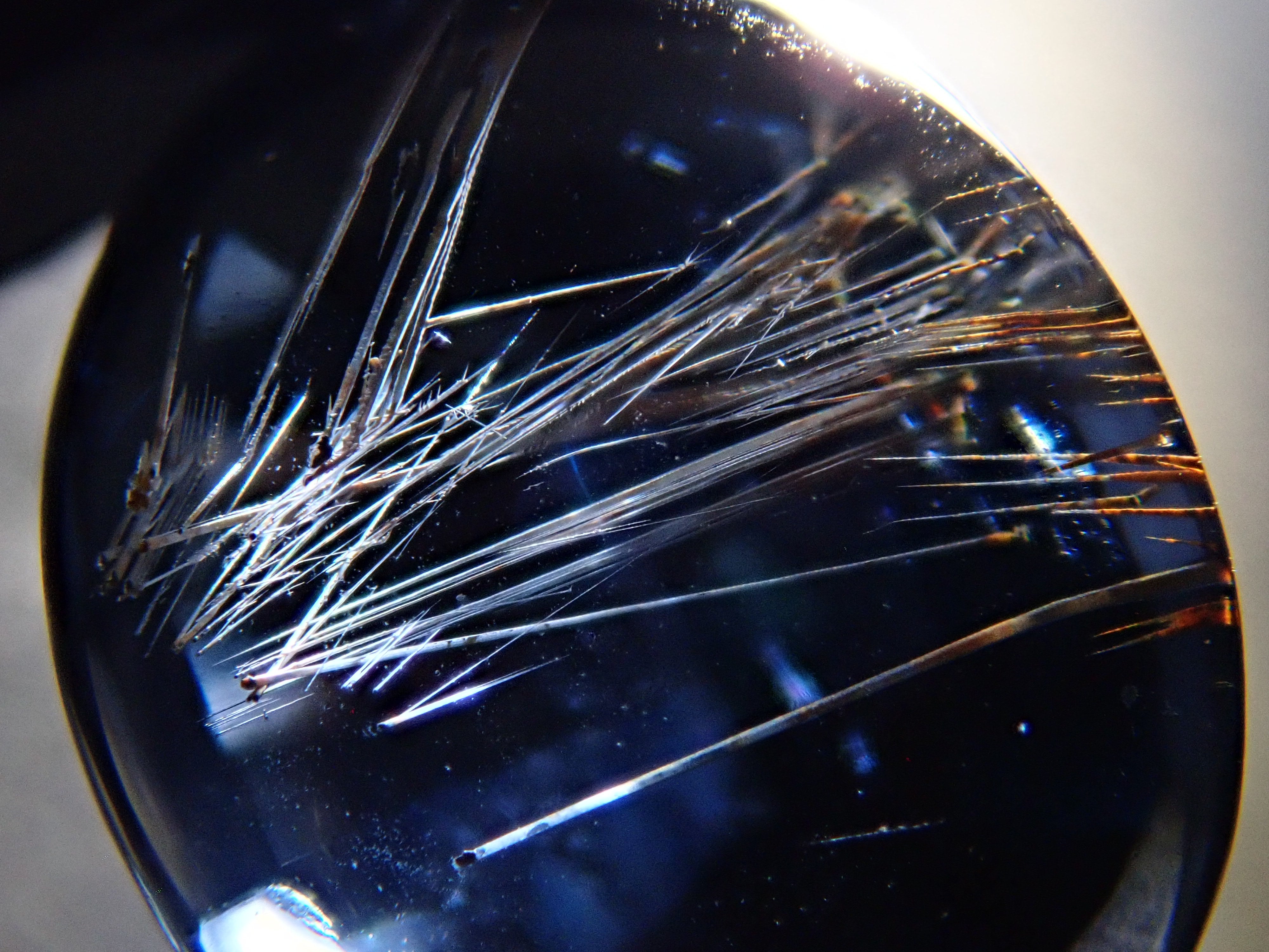 Sri Lankan Cobalt Spinel (Blue Spinel) 3.202ct Loose Stone (Needle-like Inclusions) Japan-German Rare Stone