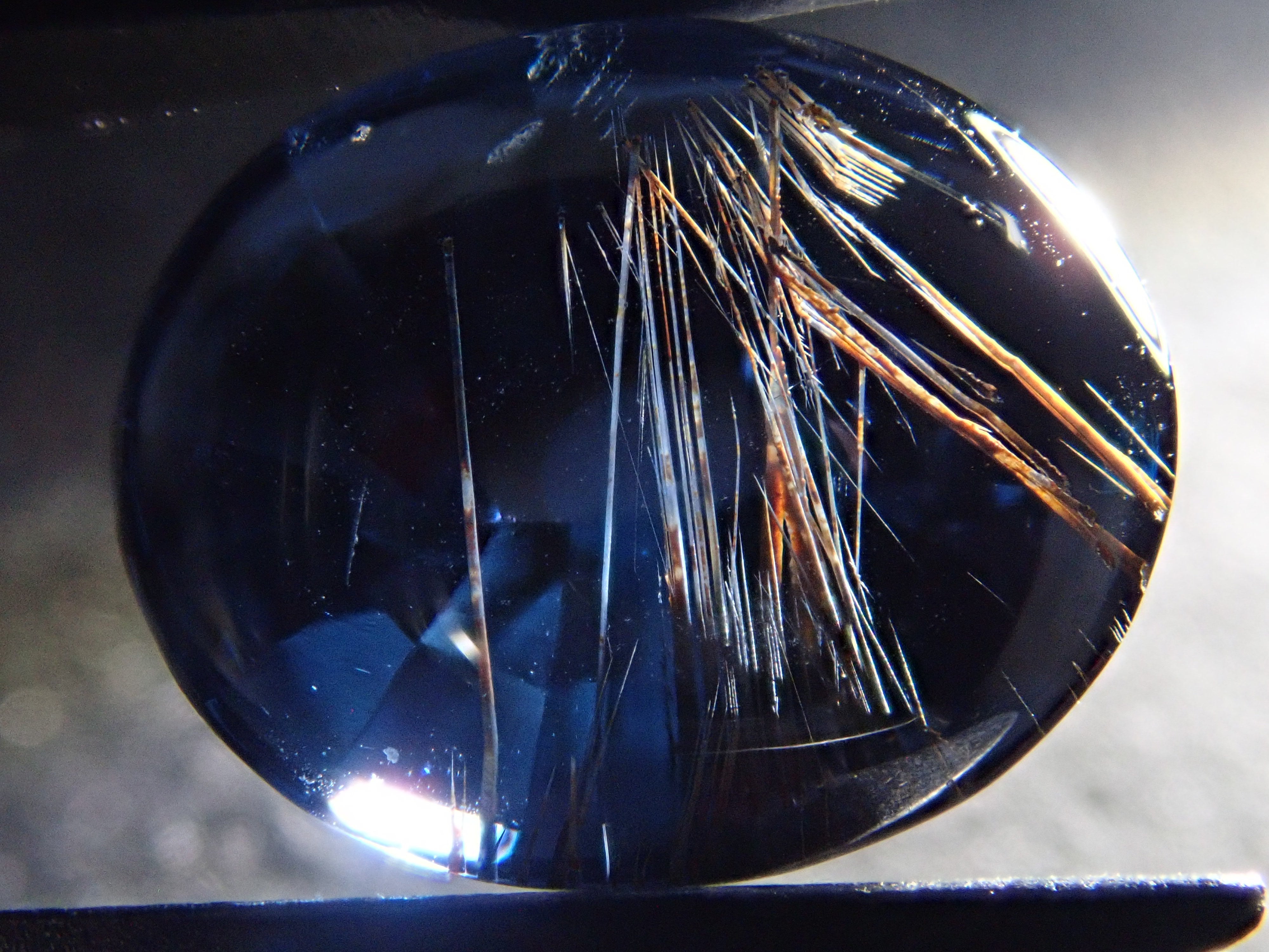 Sri Lankan Cobalt Spinel (Blue Spinel) 3.202ct Loose Stone (Needle-like Inclusions) Japan-German Rare Stone
