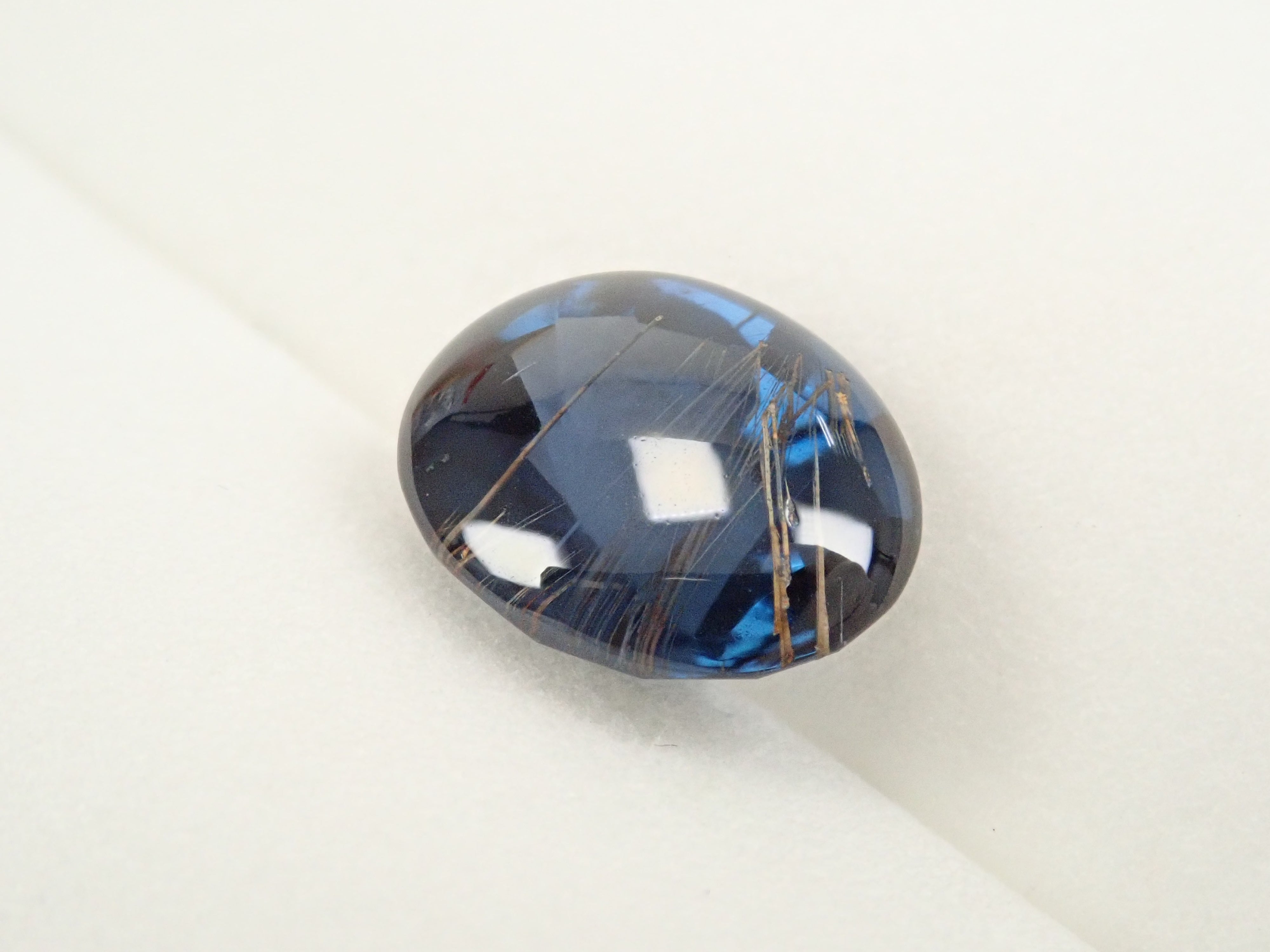 Sri Lankan Cobalt Spinel (Blue Spinel) 3.202ct Loose Stone (Needle-like Inclusions) Japan-German Rare Stone