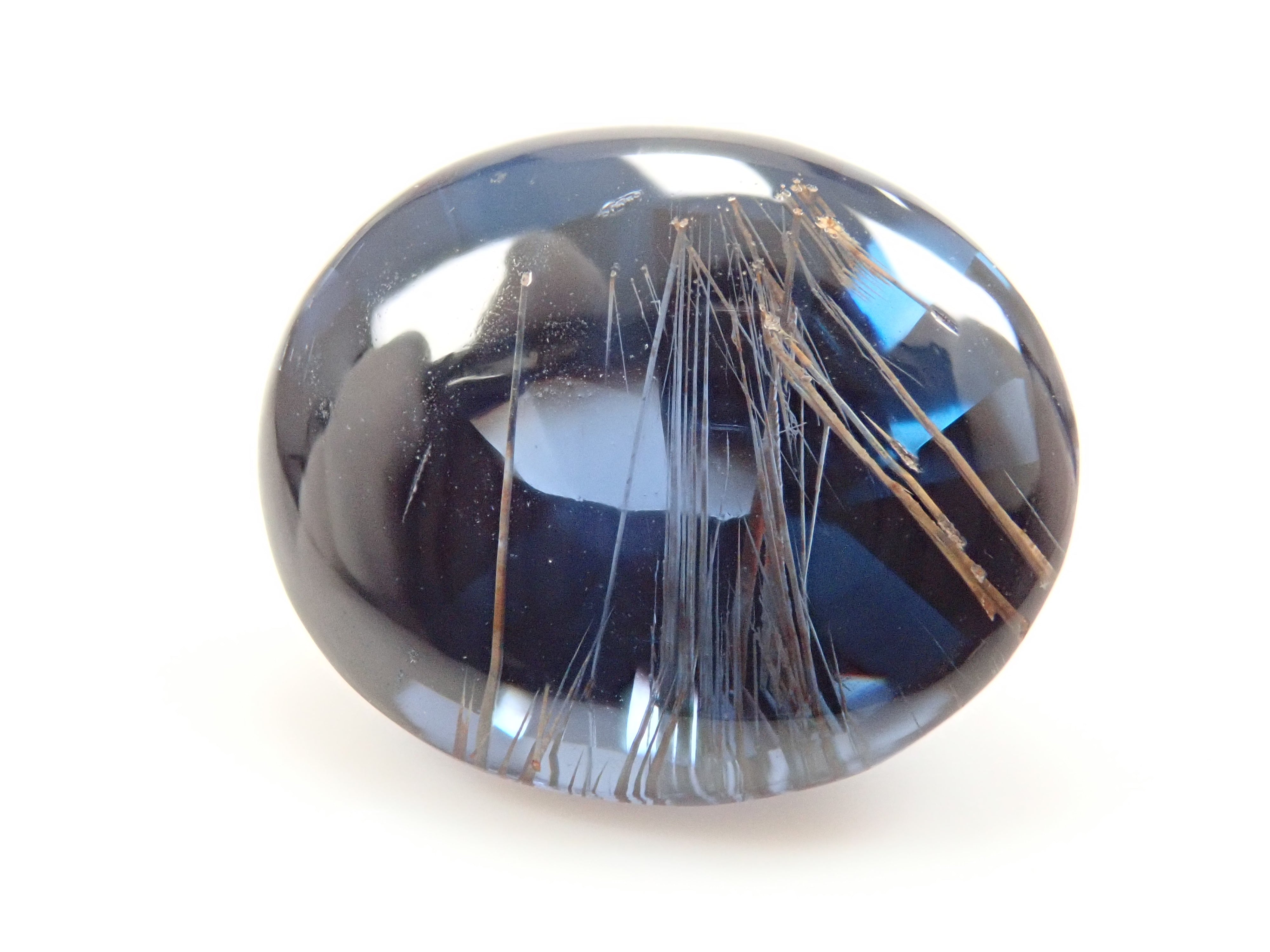 Sri Lankan Cobalt Spinel (Blue Spinel) 3.202ct Loose Stone (Needle-like Inclusions) Japan-German Rare Stone