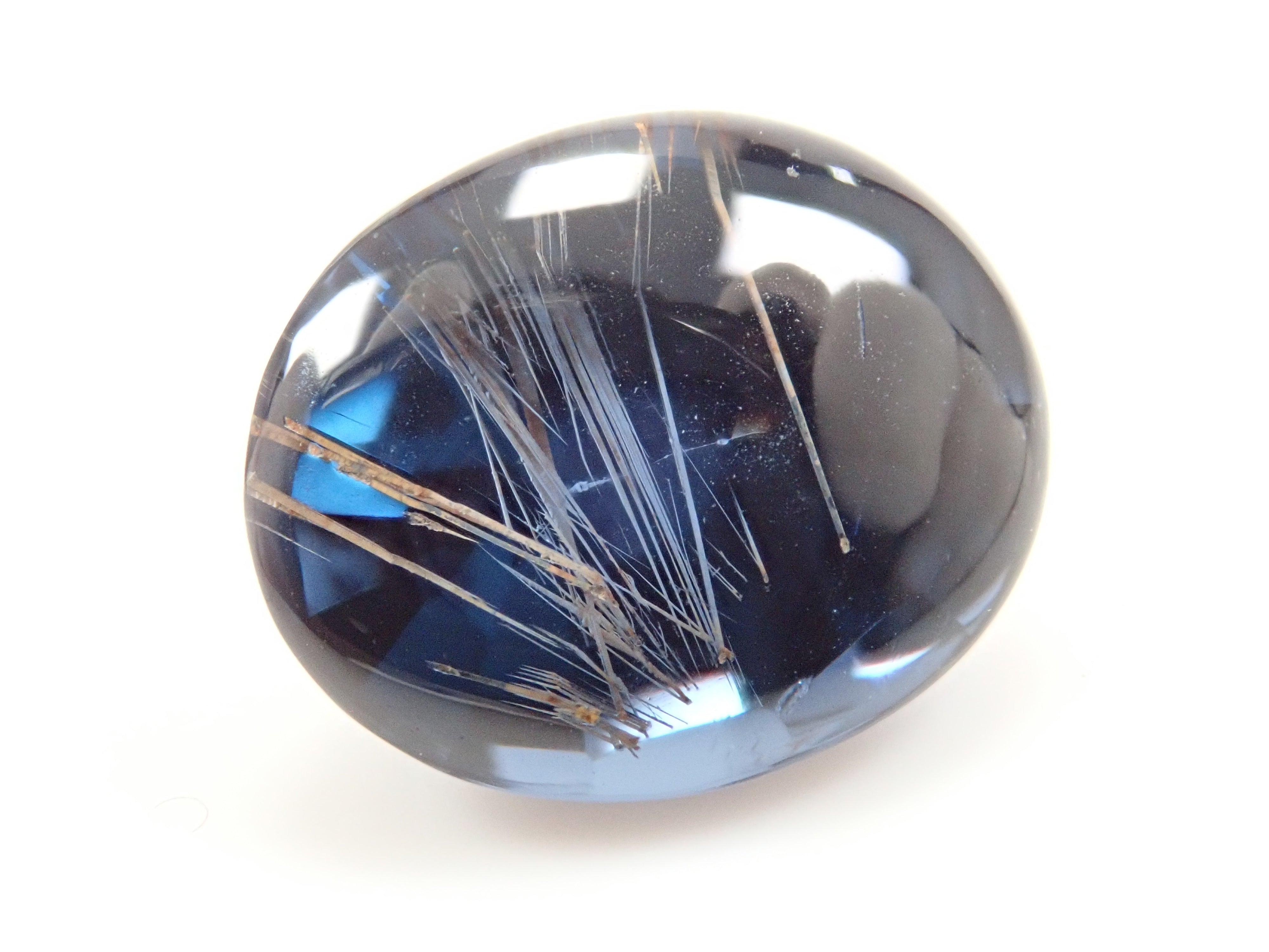 Sri Lankan Cobalt Spinel (Blue Spinel) 3.202ct Loose Stone (Needle-like Inclusions) Japan-German Rare Stone