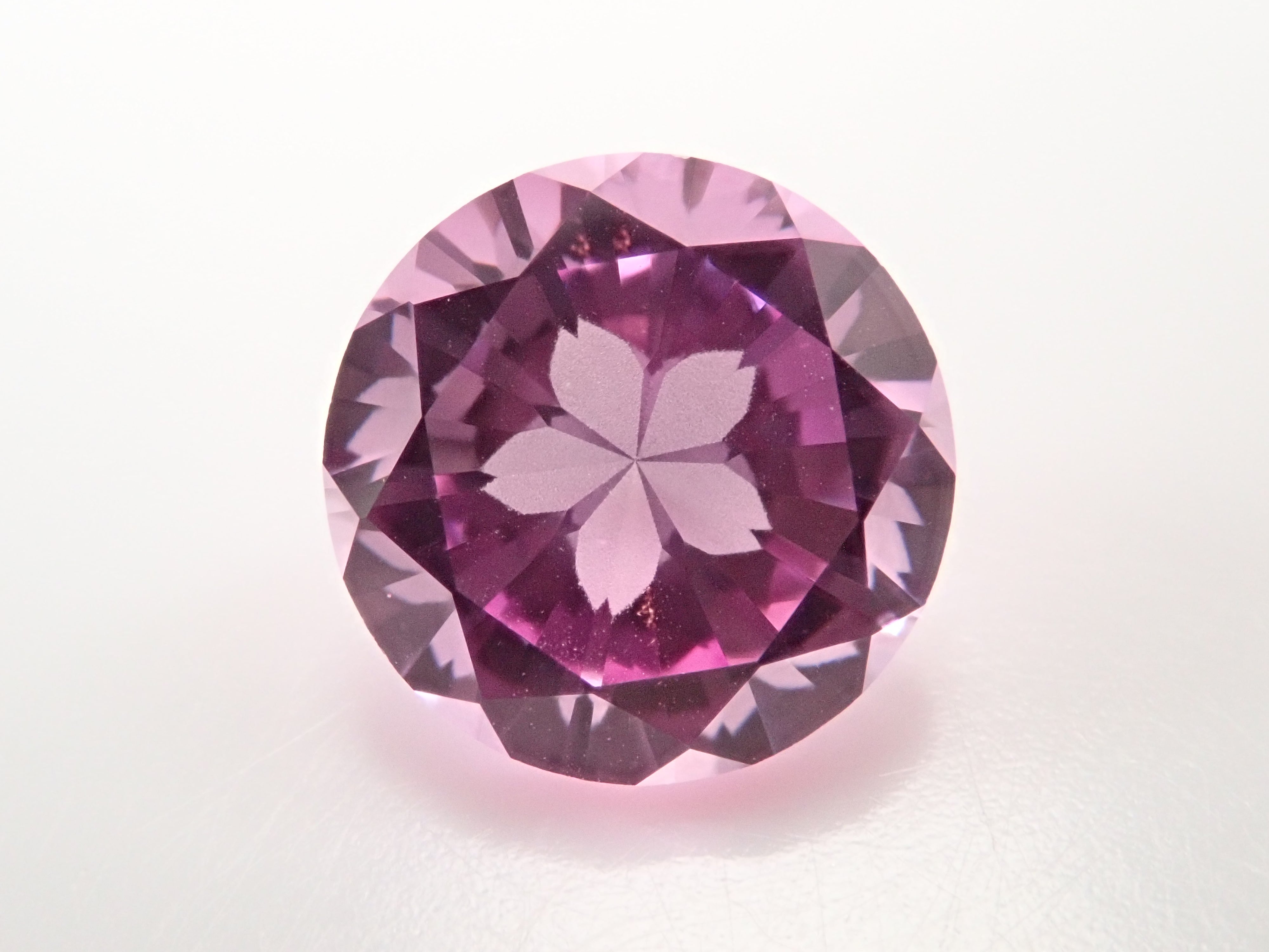 【抽選販売_20260301_01】【さくらインカット】合成サファイア 2.610ctルース(合成ピンクサファイア)