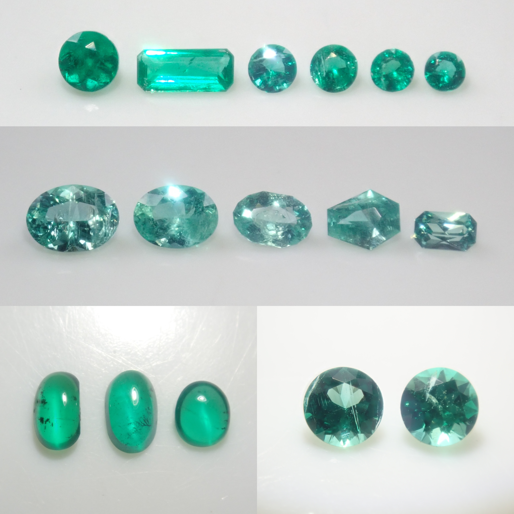 【2/7 22時販売】《限定16石》ロシア産ノンオイルエメラルド等含む💎エメラルドガチャ(エメラルドキャッツアイや特殊カット含む)《複数購入割引有》