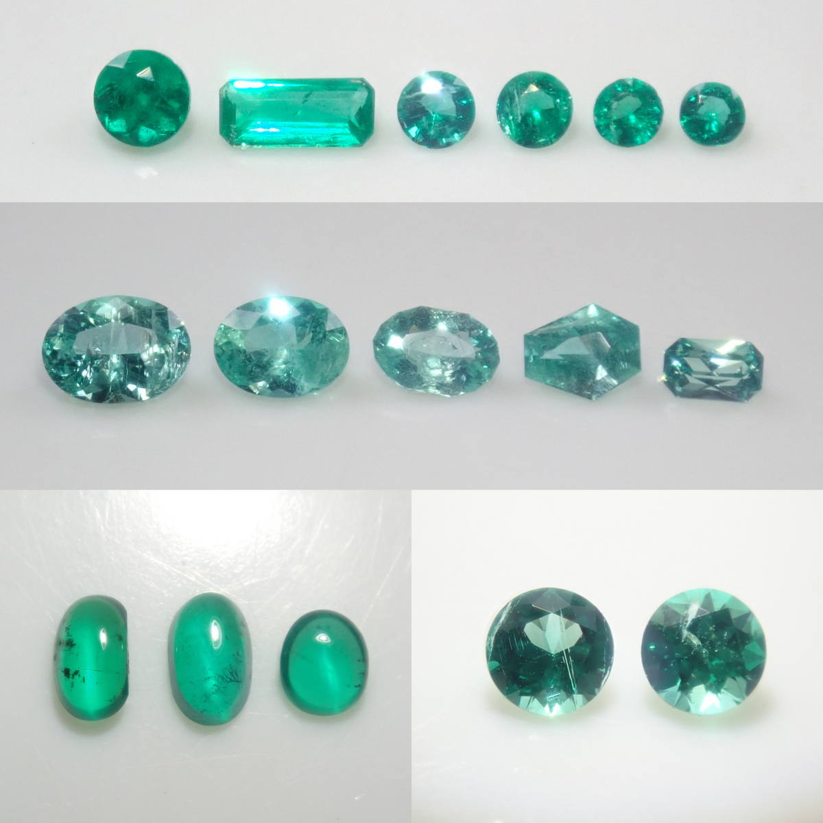 エメラルドまとめ買い 限定16石》ロシア産ノンオイルエメラルド等含む💎エメラルドガチャ