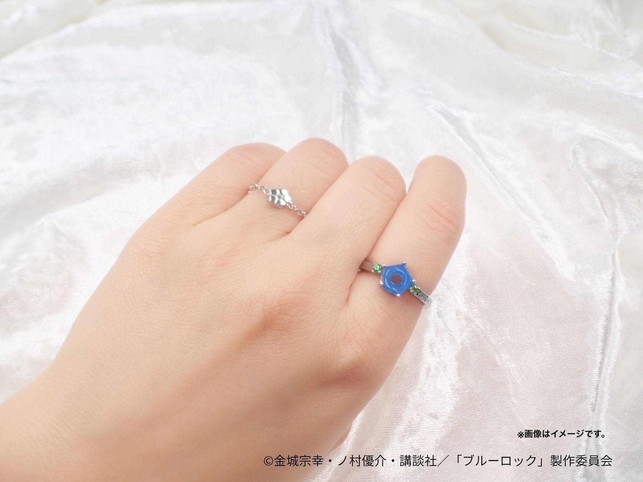 【12/12(金) 22:00販売】TV アニメ『ブルーロック』×KARATZコラボ レイヤードリング