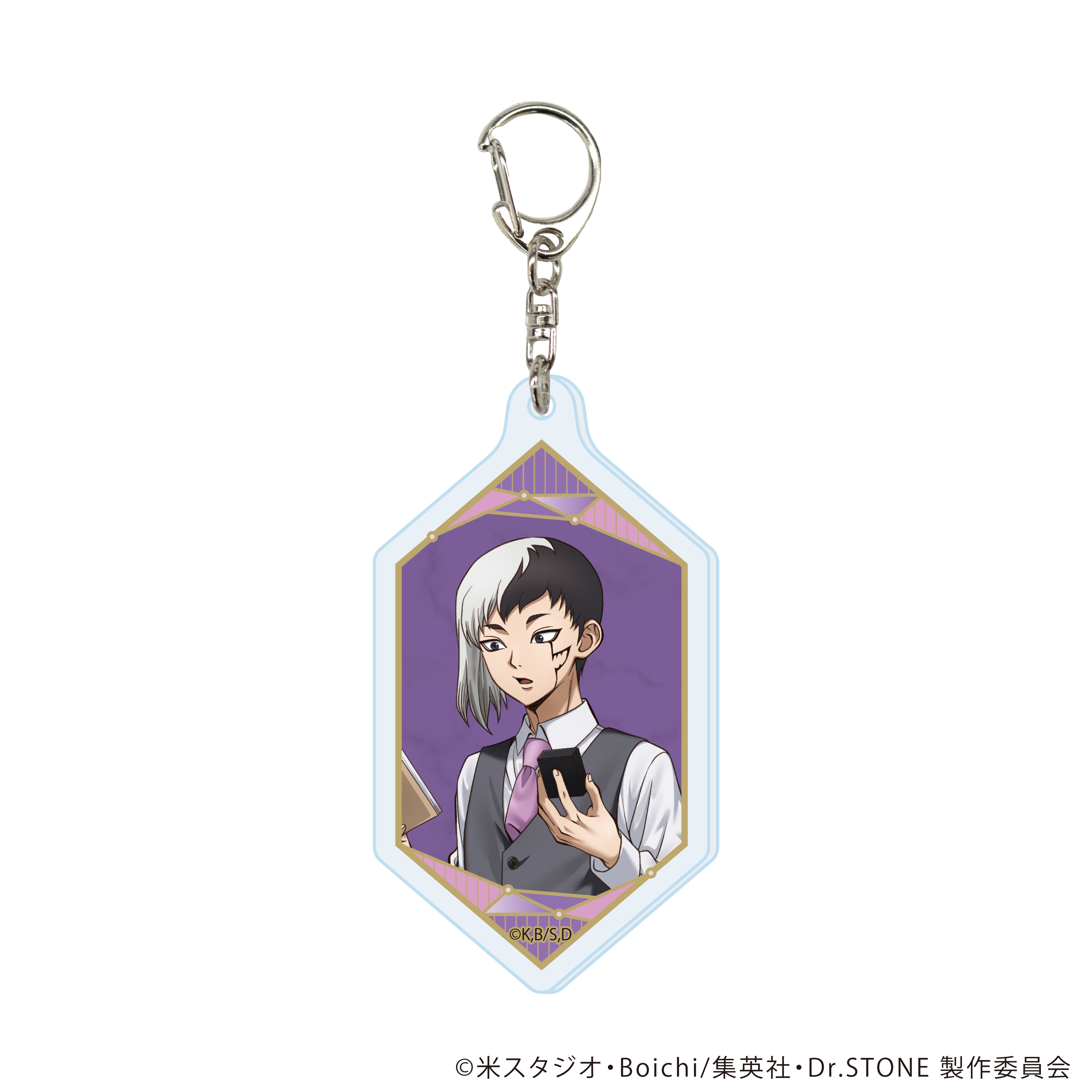 【4/29(三) 22點開賣】TV動畫「Dr.STONE 新石紀」× 珠寶專賣店KARATZ 聯名款 壓克力鑰匙圈