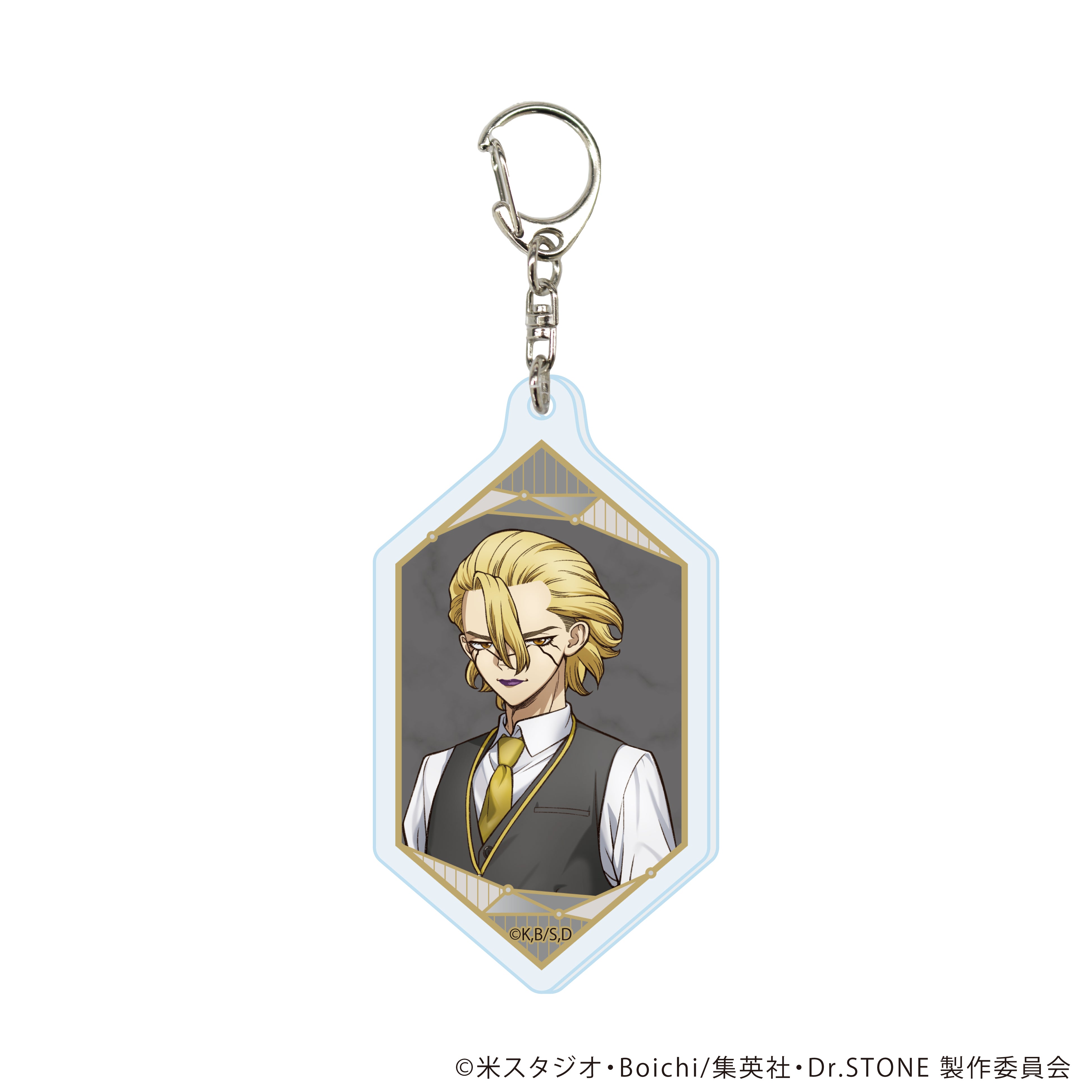 【4/29(三) 22點開賣】TV動畫「Dr.STONE 新石紀」× 珠寶專賣店KARATZ 聯名款 壓克力鑰匙圈