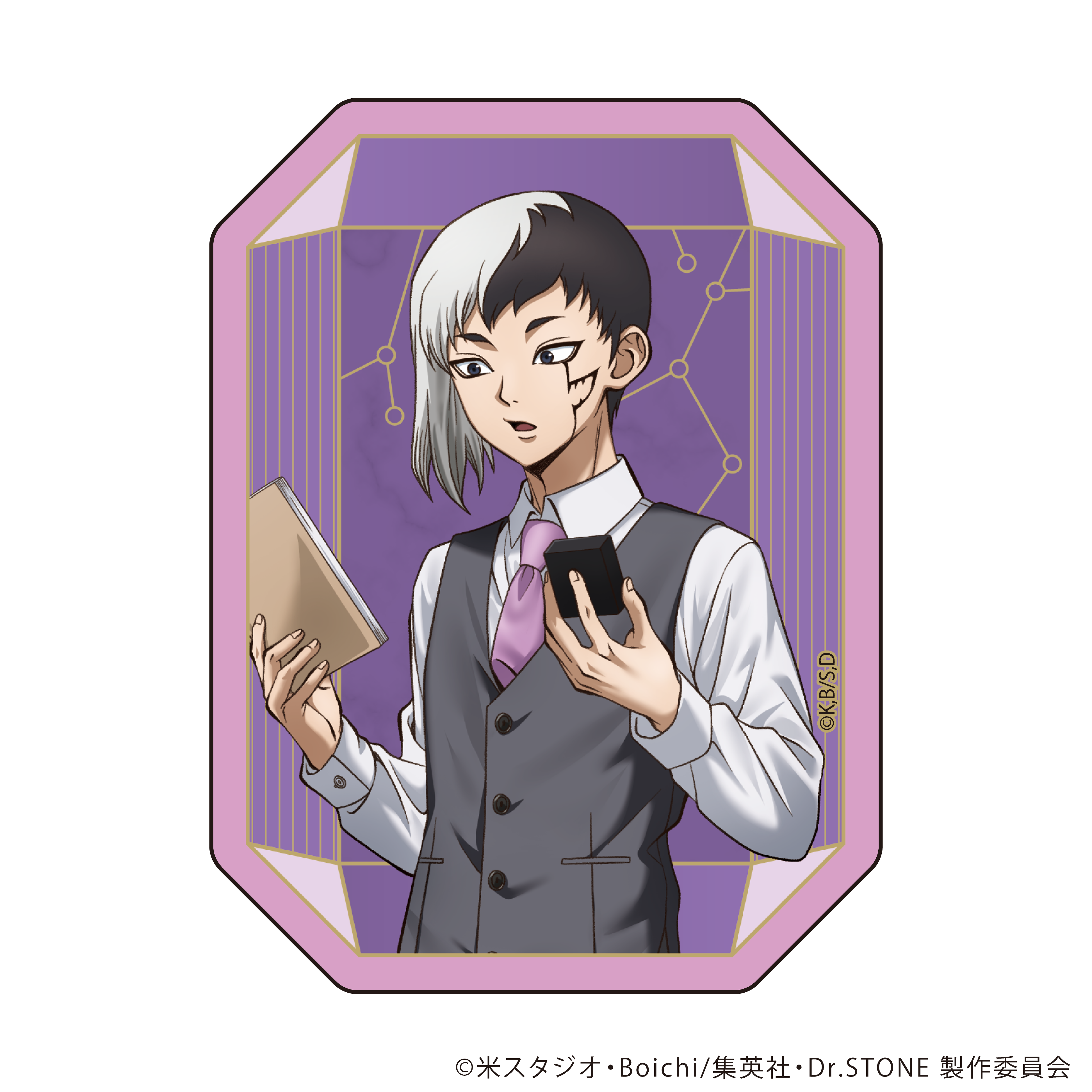 【4/29(三)22點開賣】TV動畫「Dr.STONE 新石紀」× 珠寶專門店KARATZ 合作款 貼紙