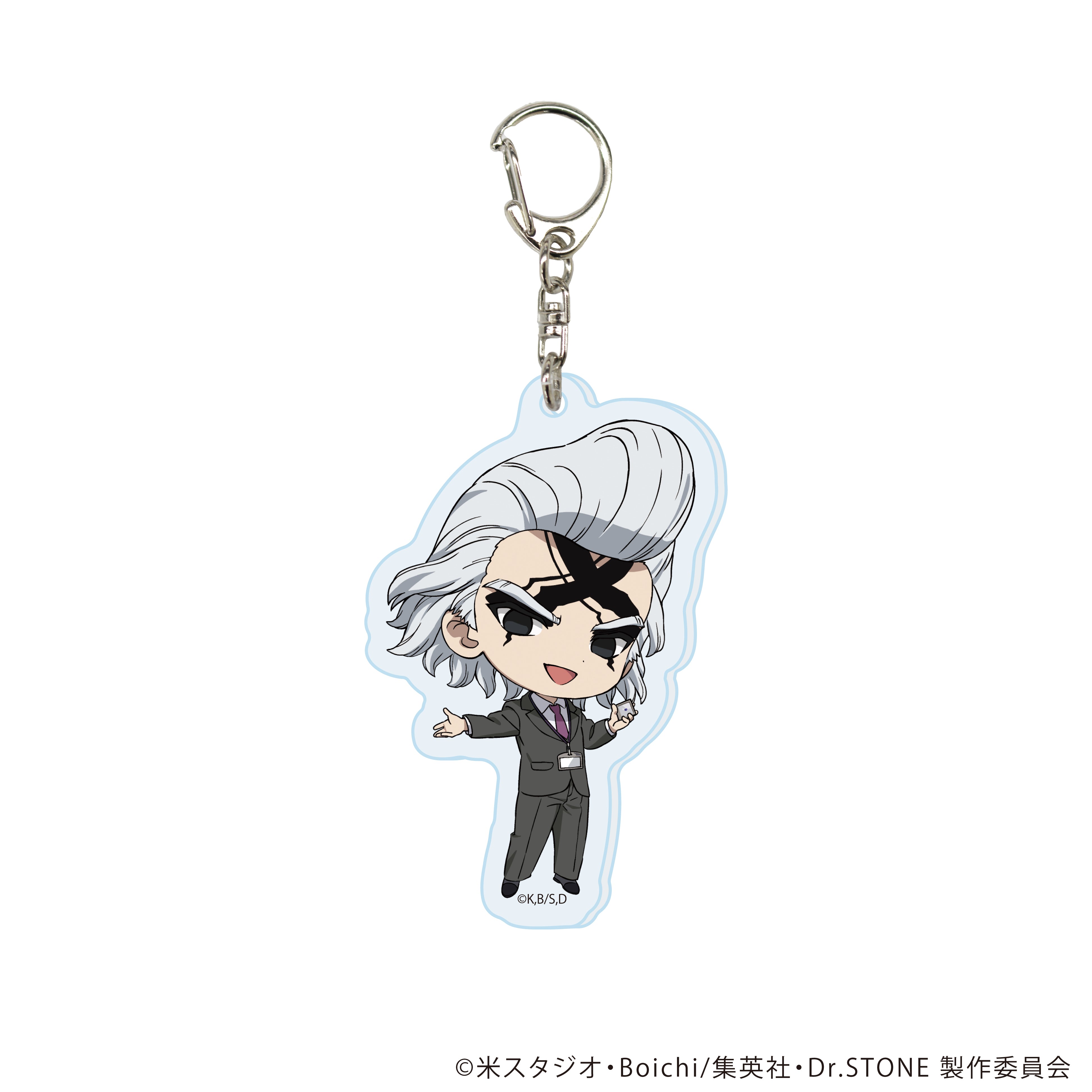【4/29(三) 22點開賣】電視動畫《Dr.STONE 新石紀》× 珠寶專賣店KARATZ 聯名Q版角色壓克力鑰匙圈
