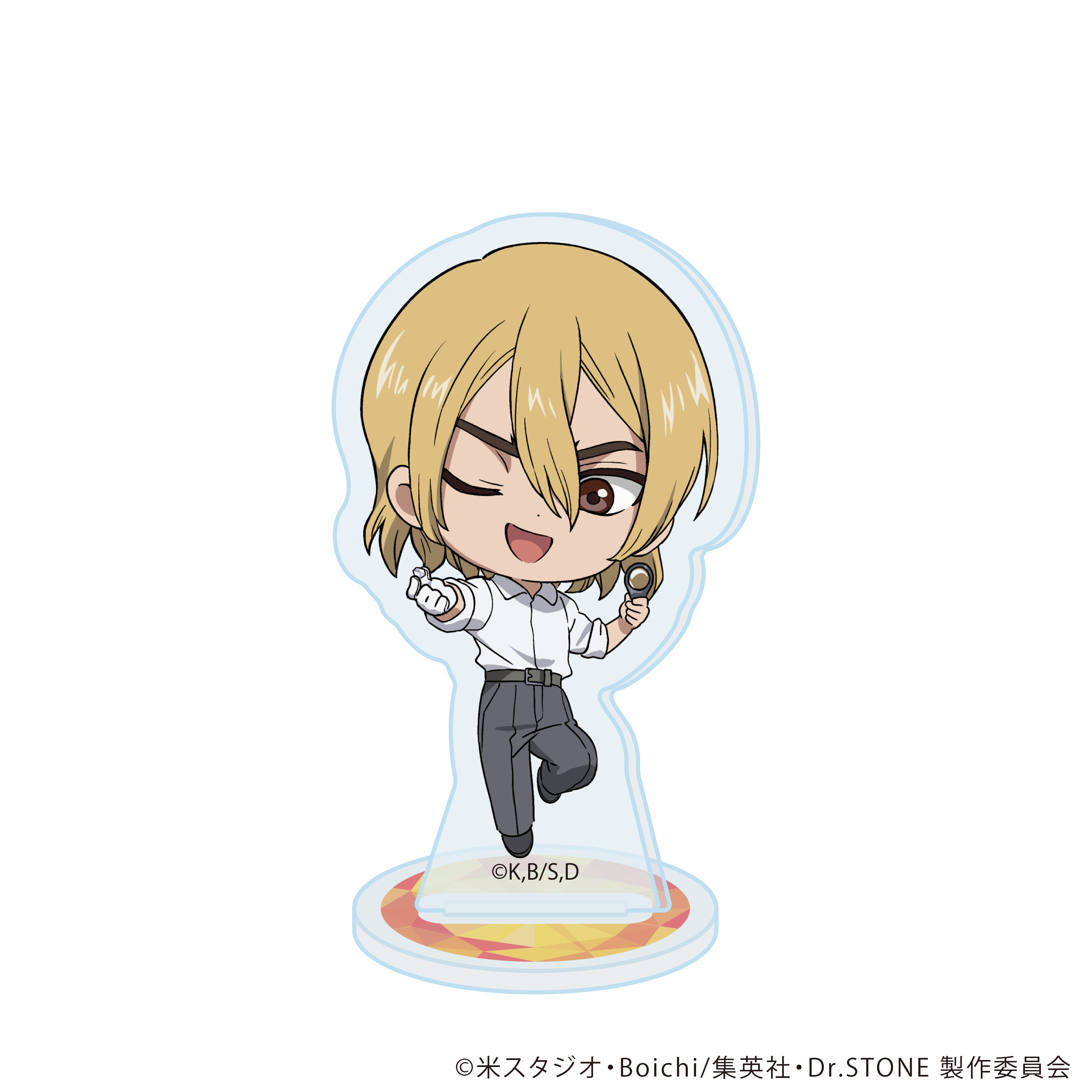 【4/29(三) 22點開賣】TV動畫「Dr.STONE 新石紀」× 珠寶專賣店KARATZ 聯名Q版人物壓克力立牌
