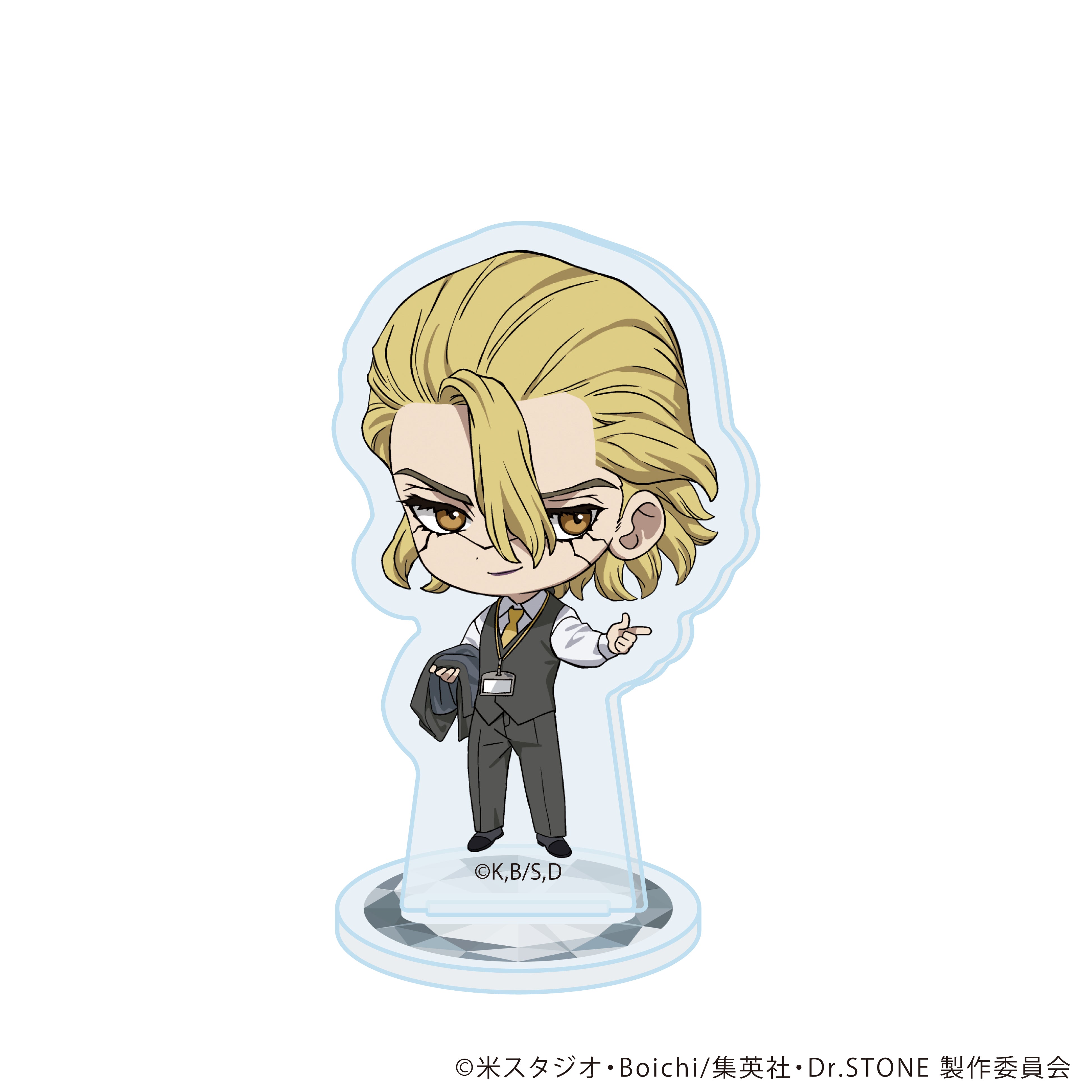 【4/29(三) 22點開賣】TV動畫「Dr.STONE 新石紀」× 珠寶專賣店KARATZ 聯名Q版人物壓克力立牌