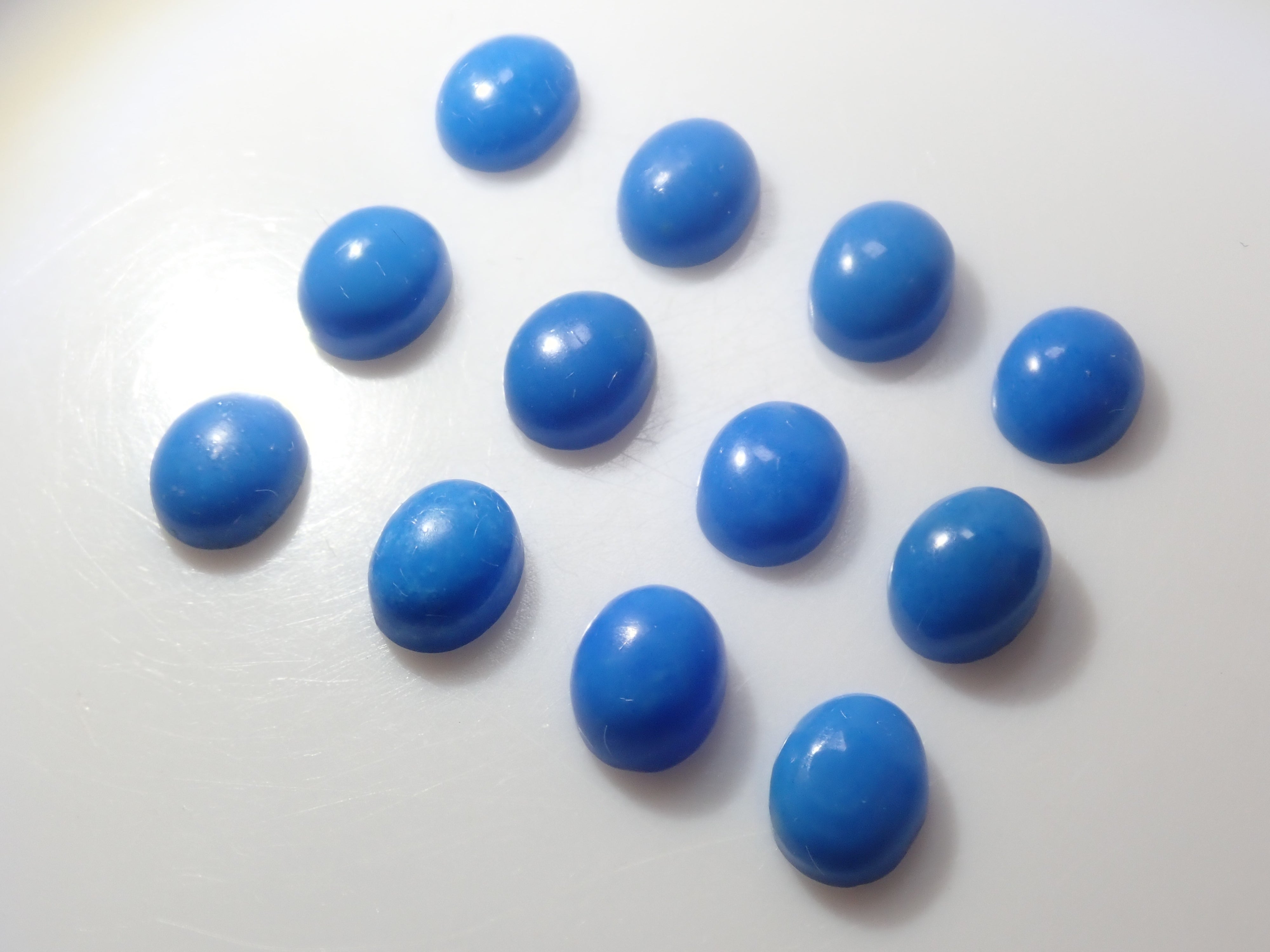 【4/19 22時販売】《数量限定》チリ産セルレアイト(和名:疑トルコ石)4×5mm カボション1石ルース《複数購入割引有》