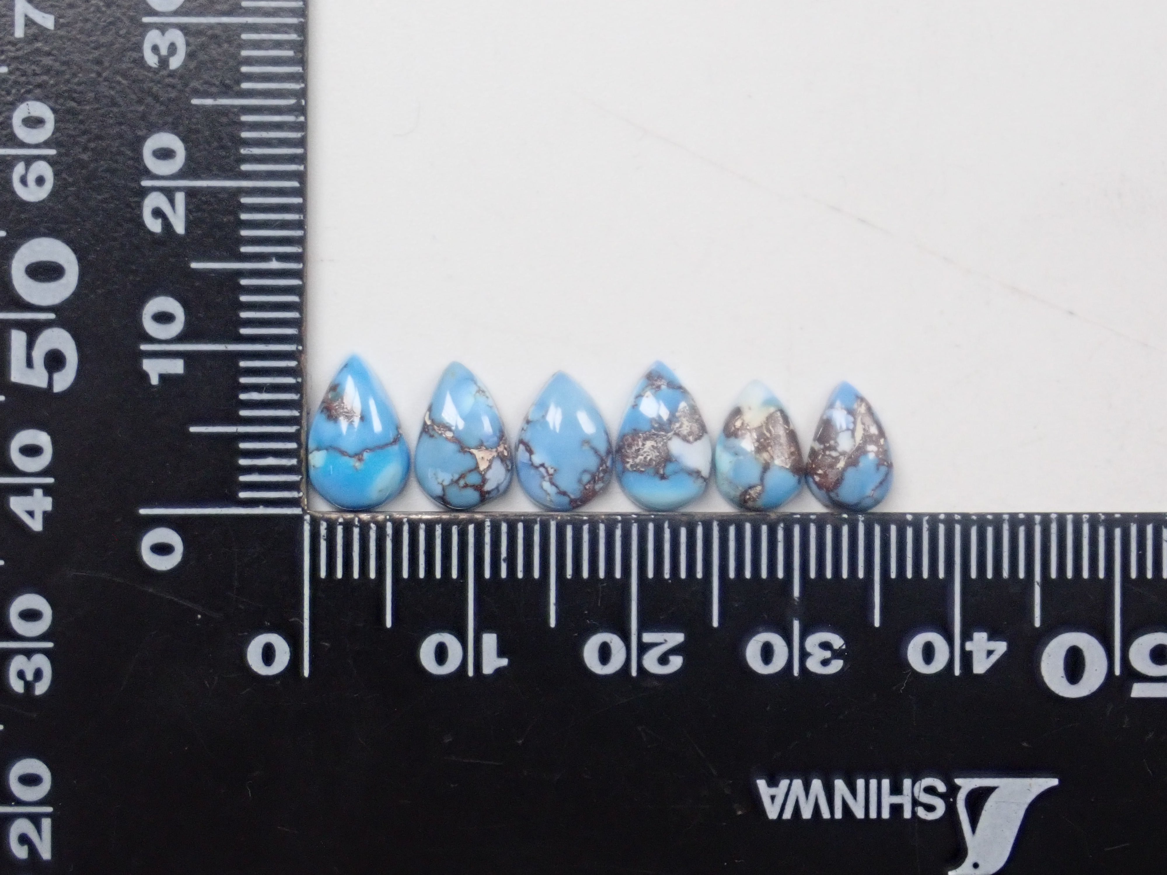 【1/24 22時販売】《限定18石》カザフスタン産ゴールデンヒルターコイズ(トルコ石,12月誕生石,平均1.3ct)《複数購入割引有》