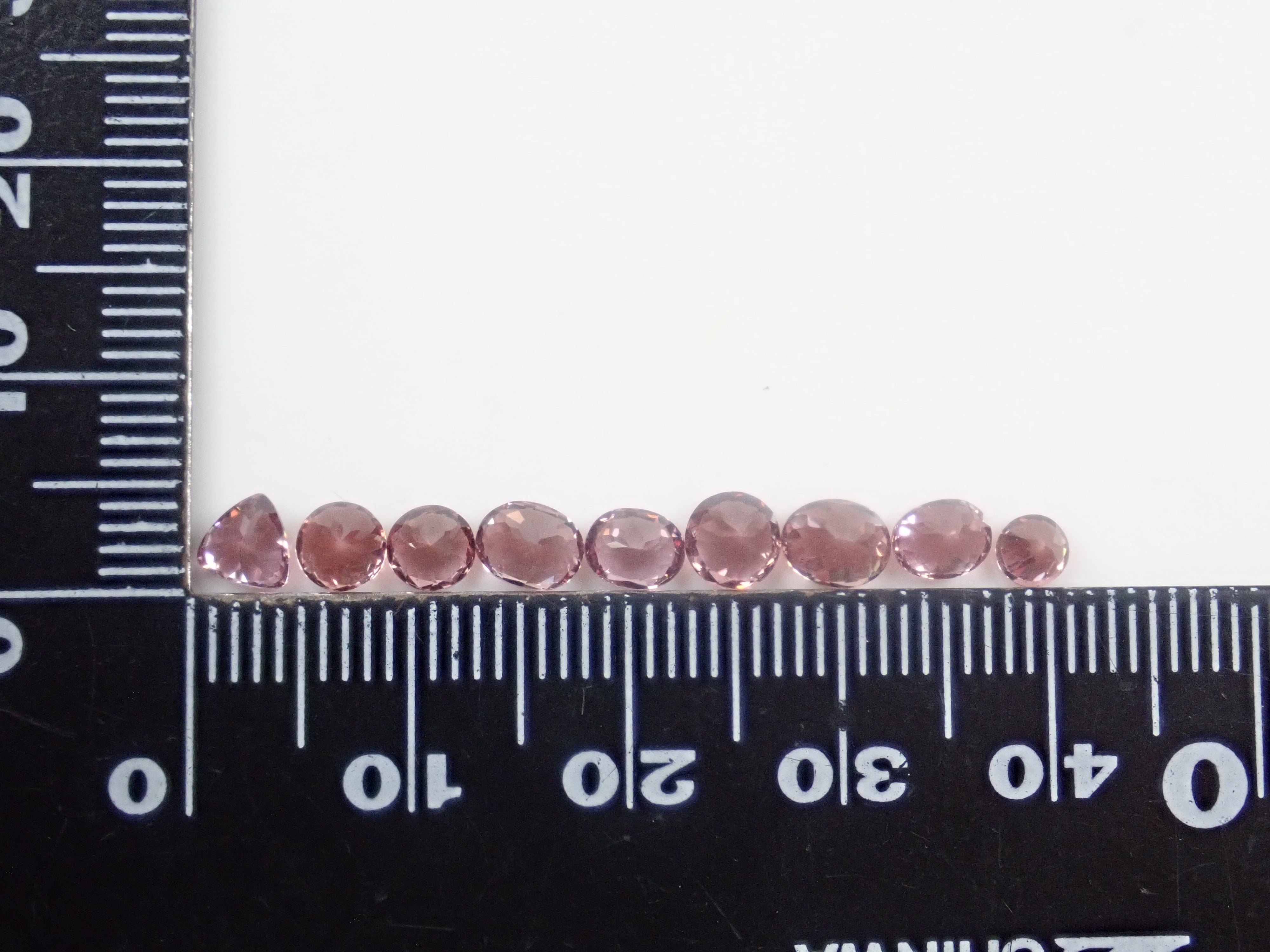 【4/19 22時販売】《限定10石》カンボジア産ピンクジルコン1石ルース(平均0.50ct)《複数購入割引有》