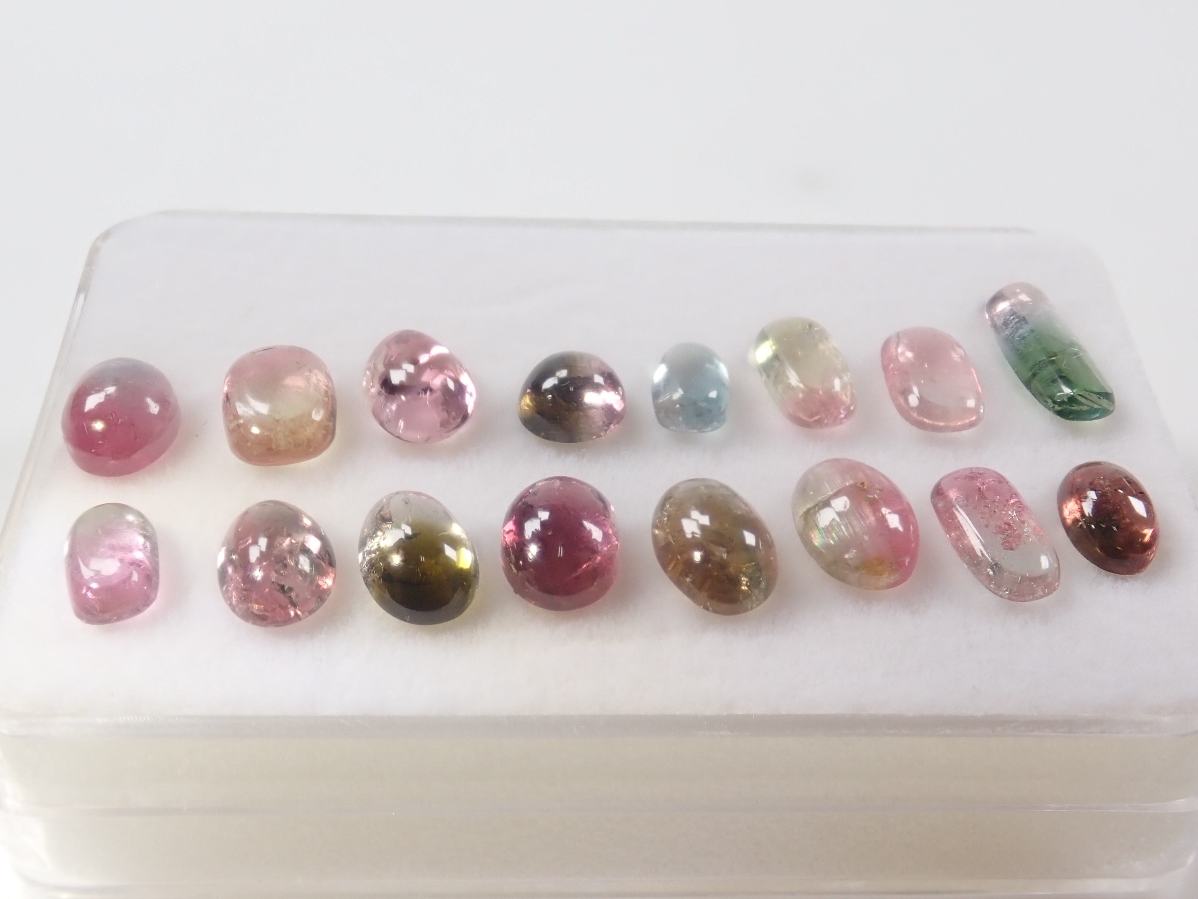 Limited to 10 stones: Brazilian Bicolor Tourmaline (Baguette Cut) - 1 loose stone. Discounts available for multiple purchases.