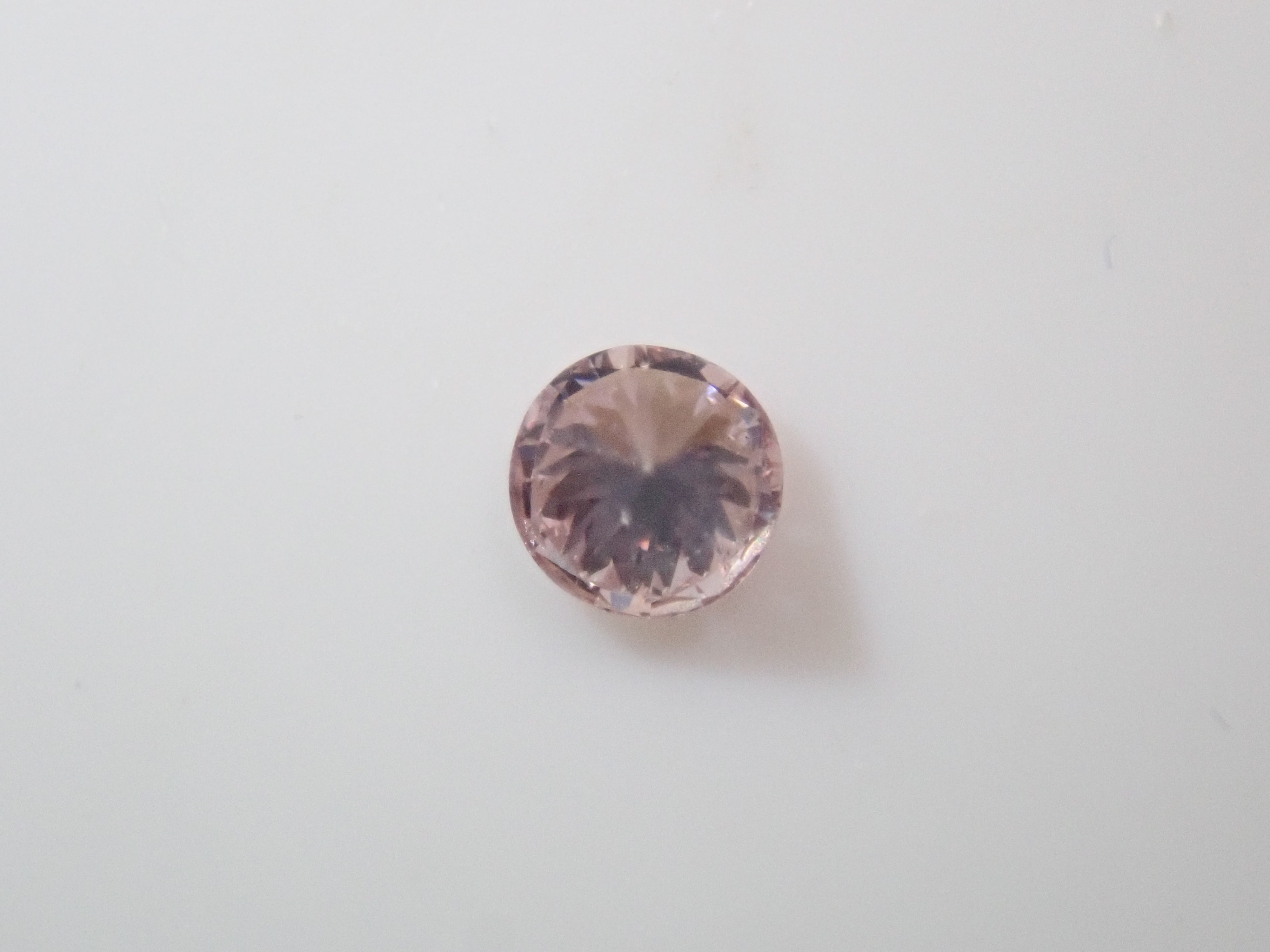 ピンクダイヤモンド 0.050ctルース(FANCY LIGHT PINK, SI1)