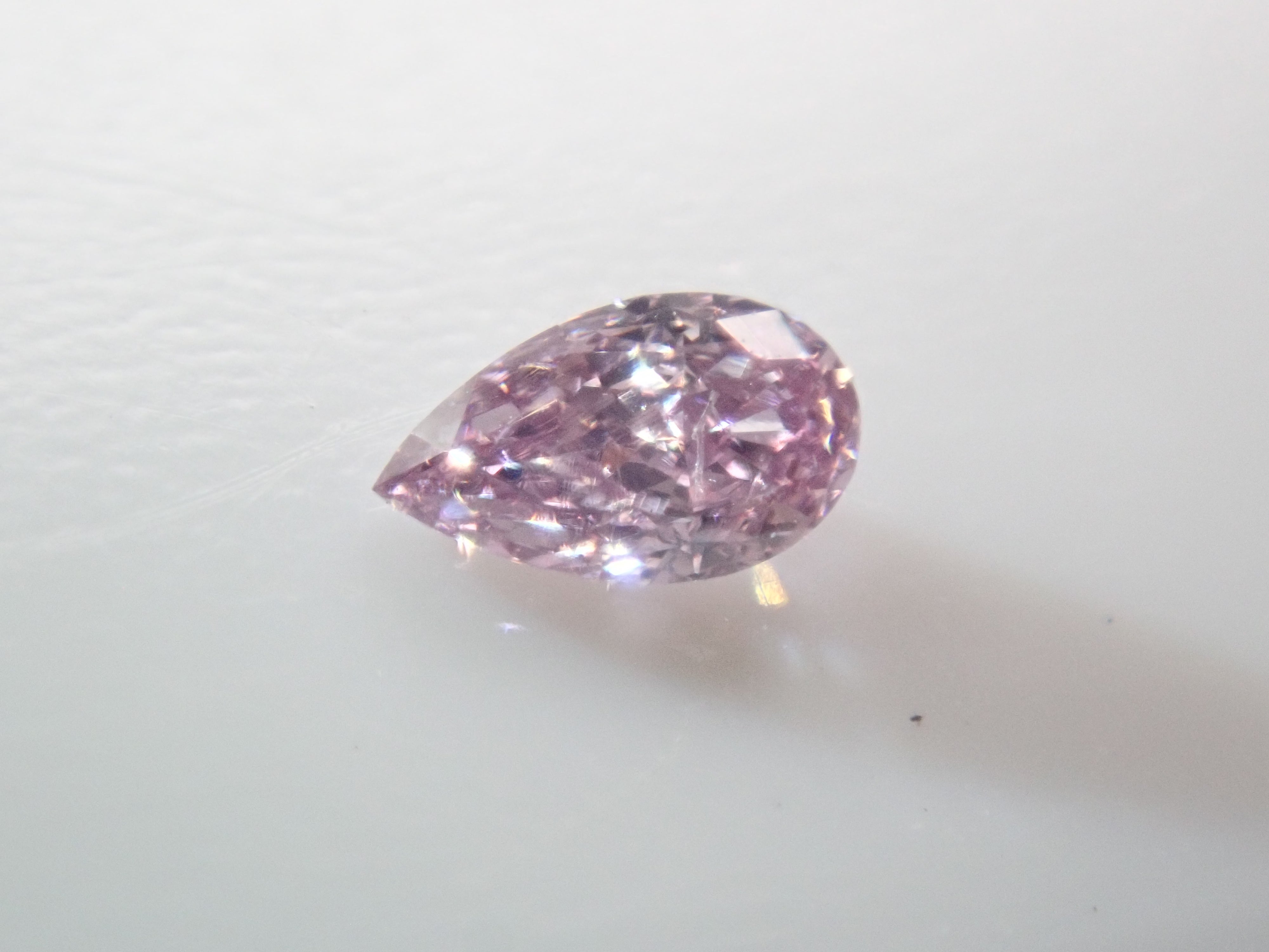 ピンクダイヤモンド 0.037ctルース(FANCY INTENSE PURPLE PINK, SI2)