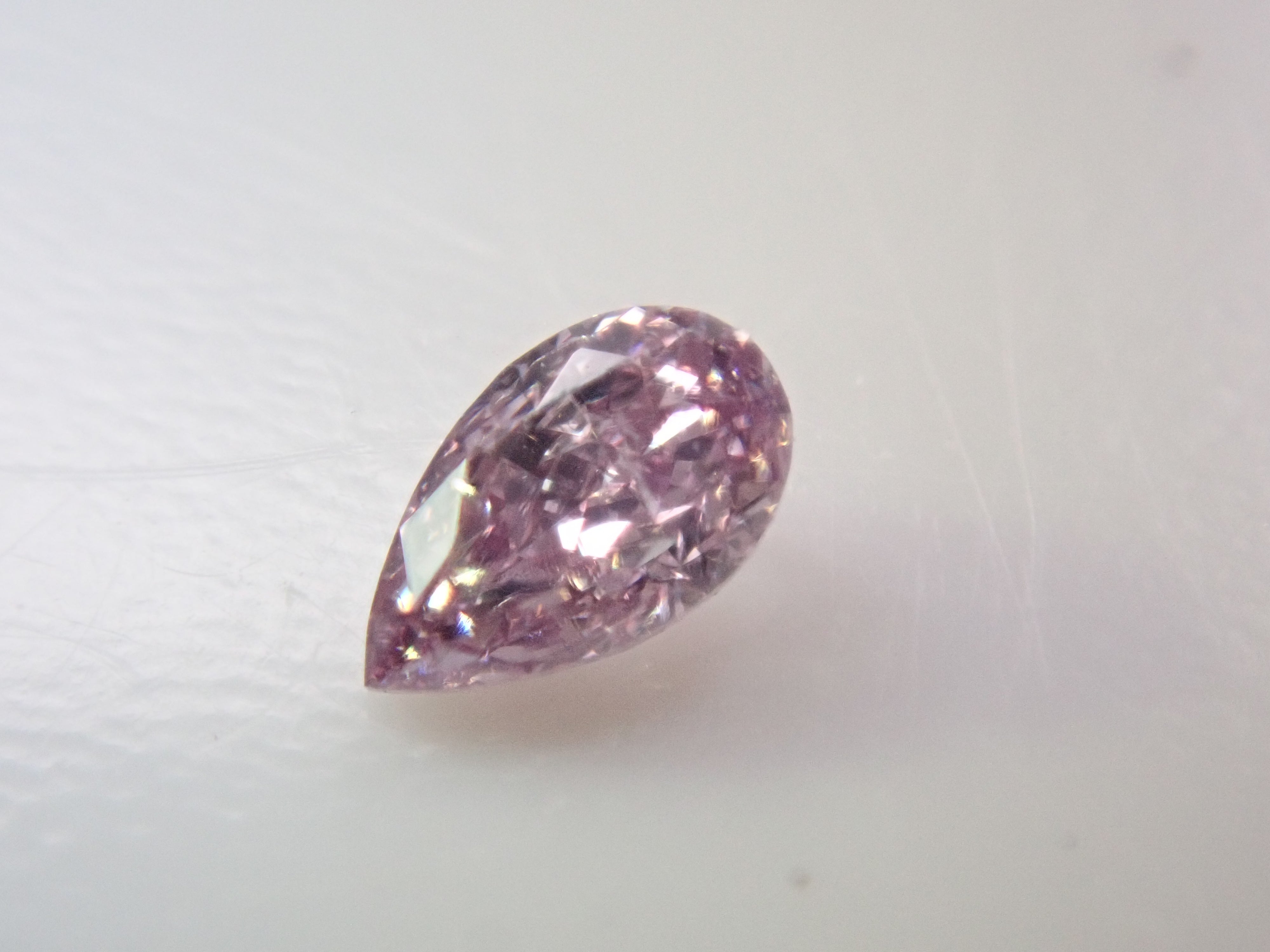 ピンクダイヤモンド 0.037ctルース(FANCY INTENSE PURPLE PINK, SI2)