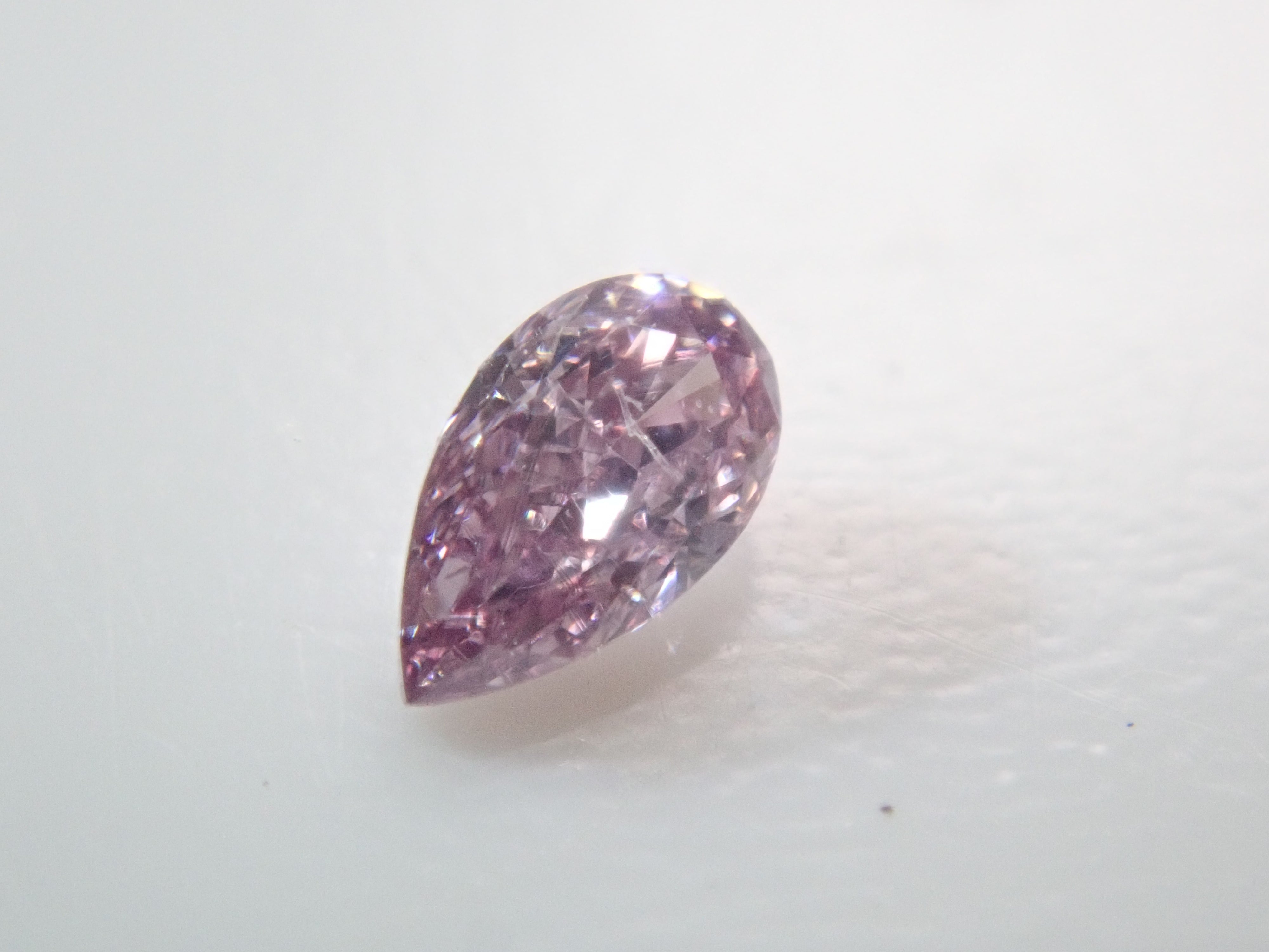 ピンクダイヤモンド 0.037ctルース(FANCY INTENSE PURPLE PINK, SI2)