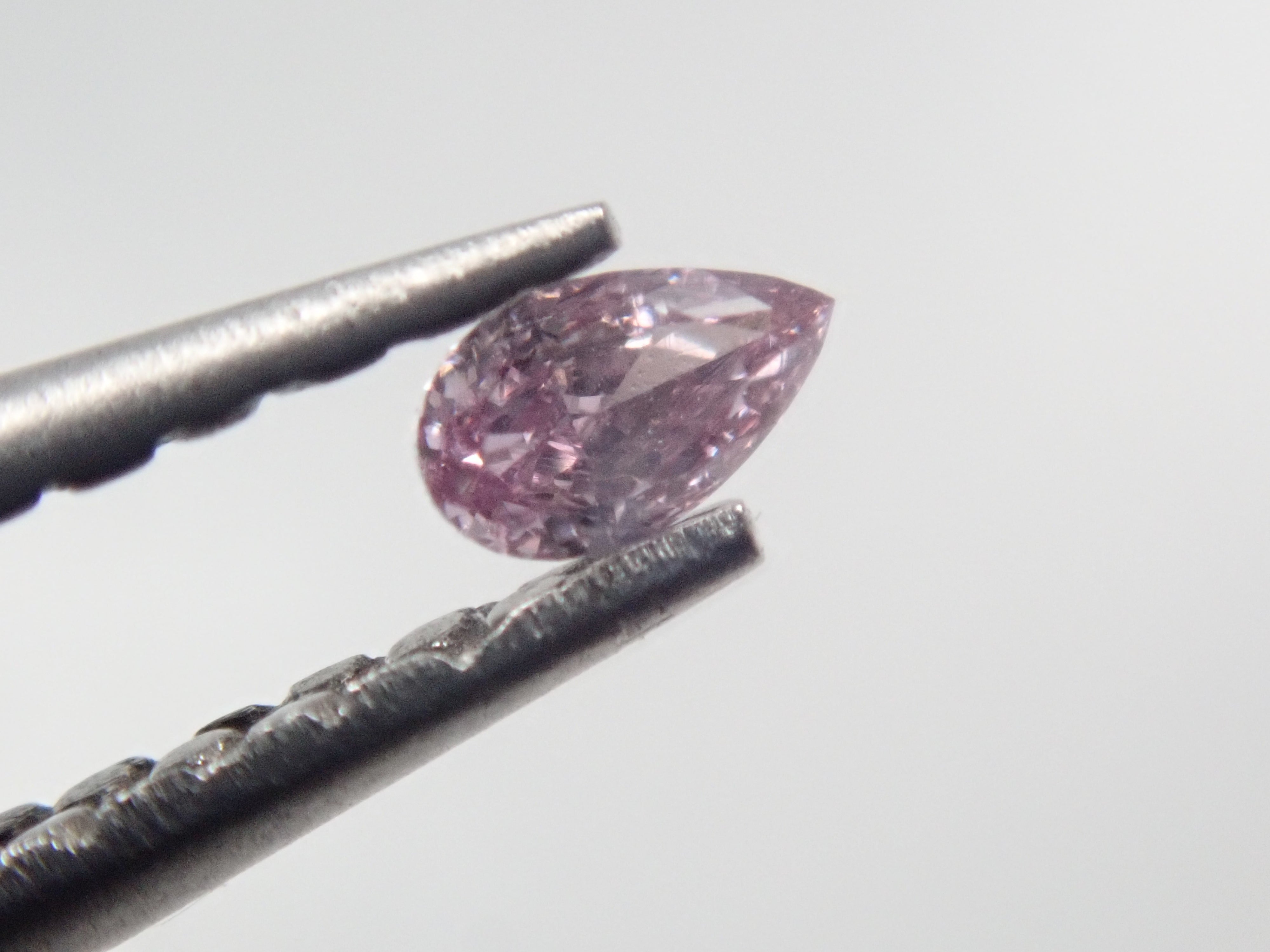 ピンクダイヤモンド 0.037ctルース(FANCY INTENSE PURPLE PINK, SI2)