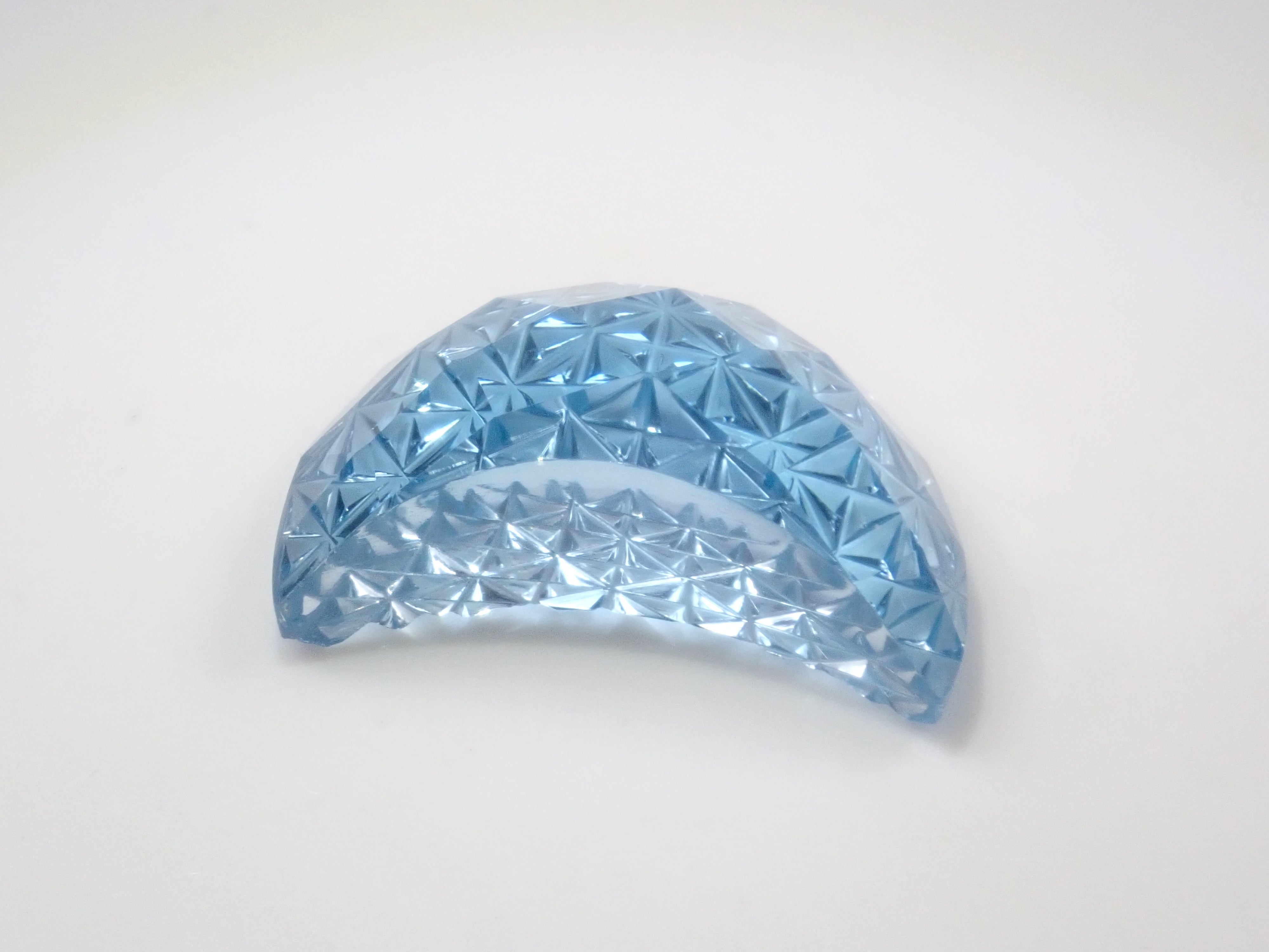 【1/11 22時販売】《限定13石》甲州貴石切子《月型切子》のブルートパーズ10ctを含むブルートパーズガチャ1石ルース《複数購入割引有》