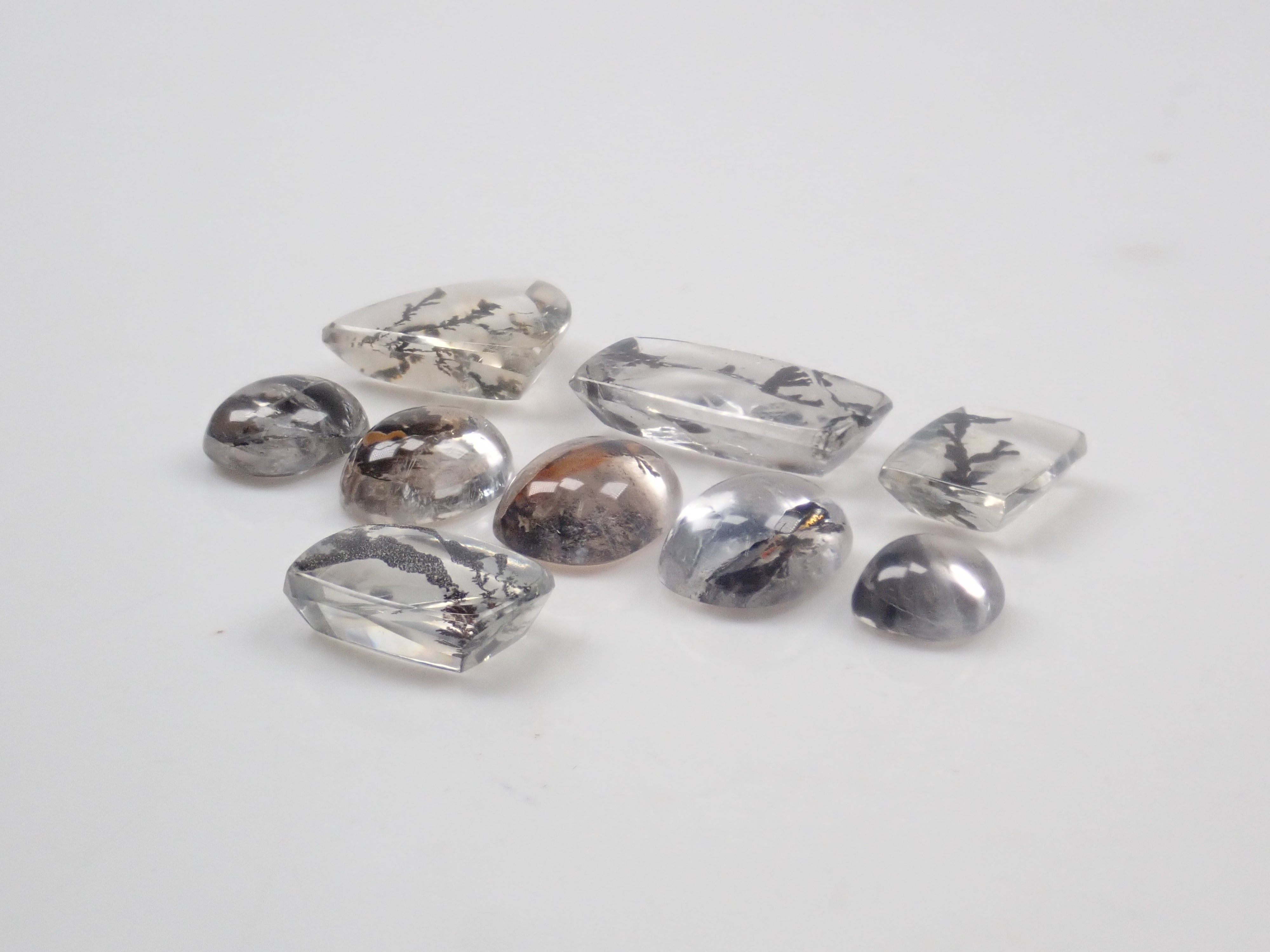 甲州貴石切子plusthree2石(平均18ct)入りデンドリティッククォーツガチャ1石(コッパールチルインクォーツ1石付)《複数購入割引有》