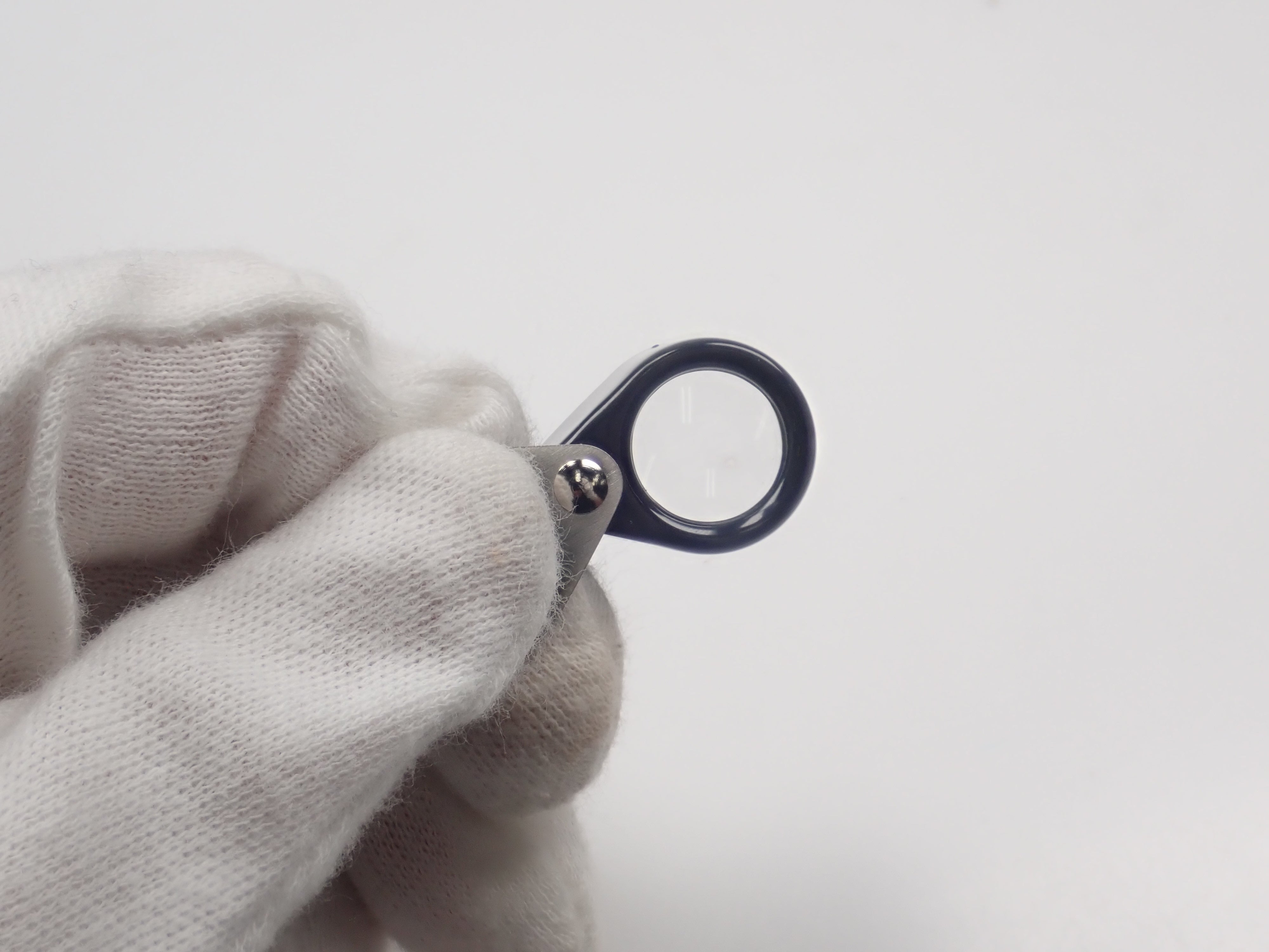 【宝石商の道具】《残り3セット》宝石用ルーペ(倍率14倍)・ブルーダイヤモンド・ピンクトルマリンorサファイアの3点セット