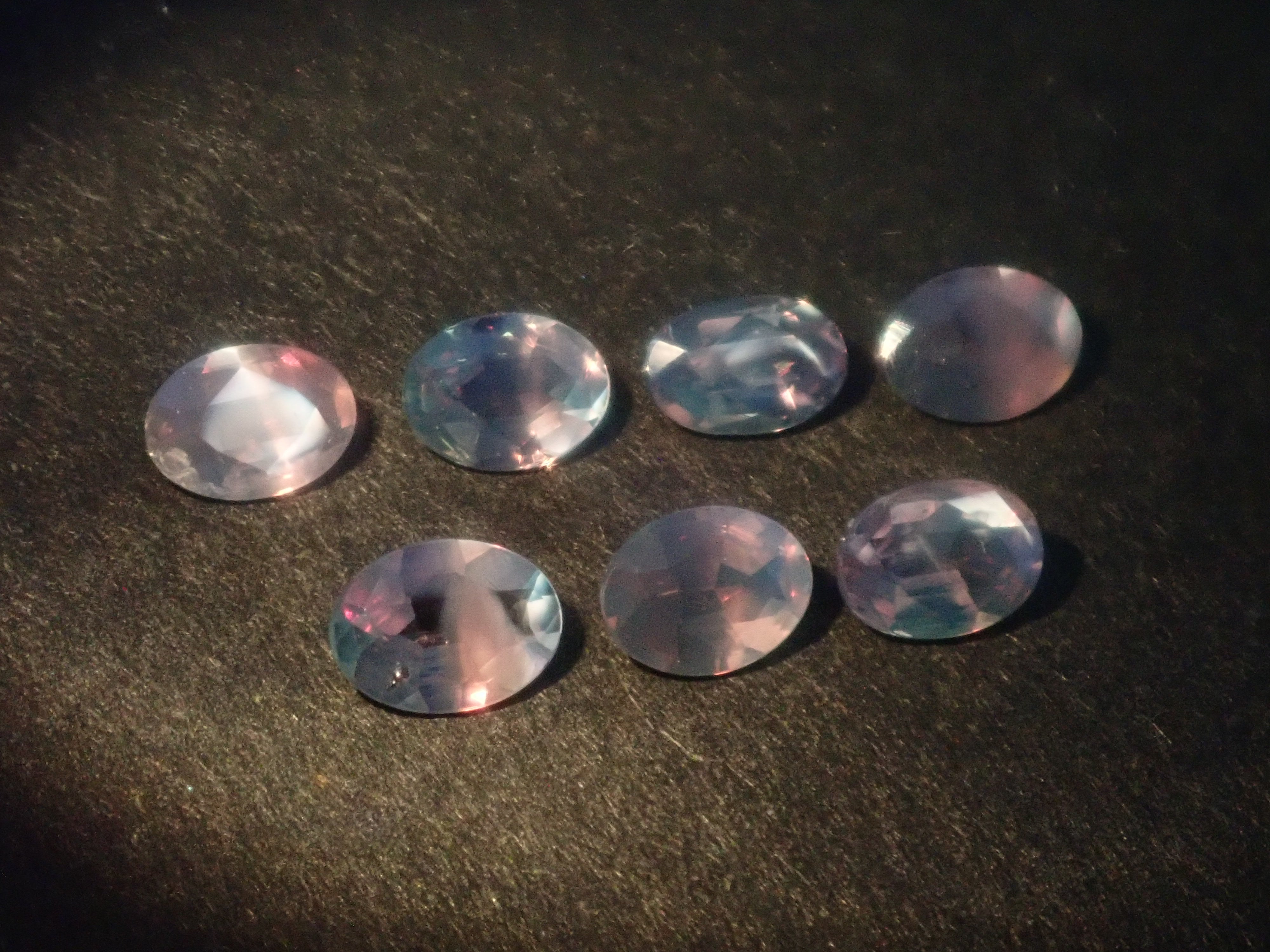 Limited 5 Stones: Synthetic Alexandrite Gacha (Princess Cut, 3.5-4.5mm) (Multi-Buy Discount Available)