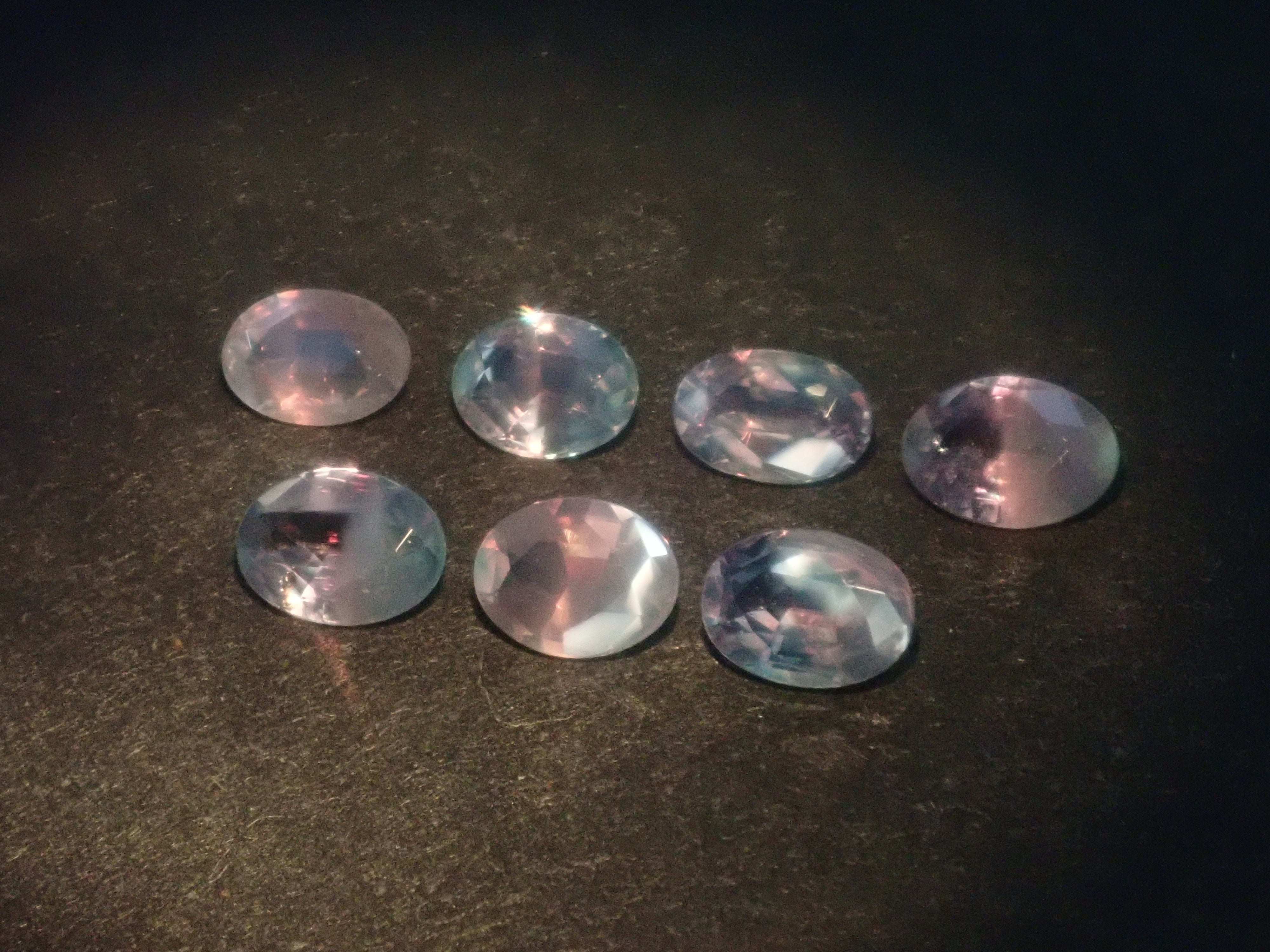 Limited 5 Stones: Synthetic Alexandrite Gacha (Princess Cut, 3.5-4.5mm) (Multi-Buy Discount Available)