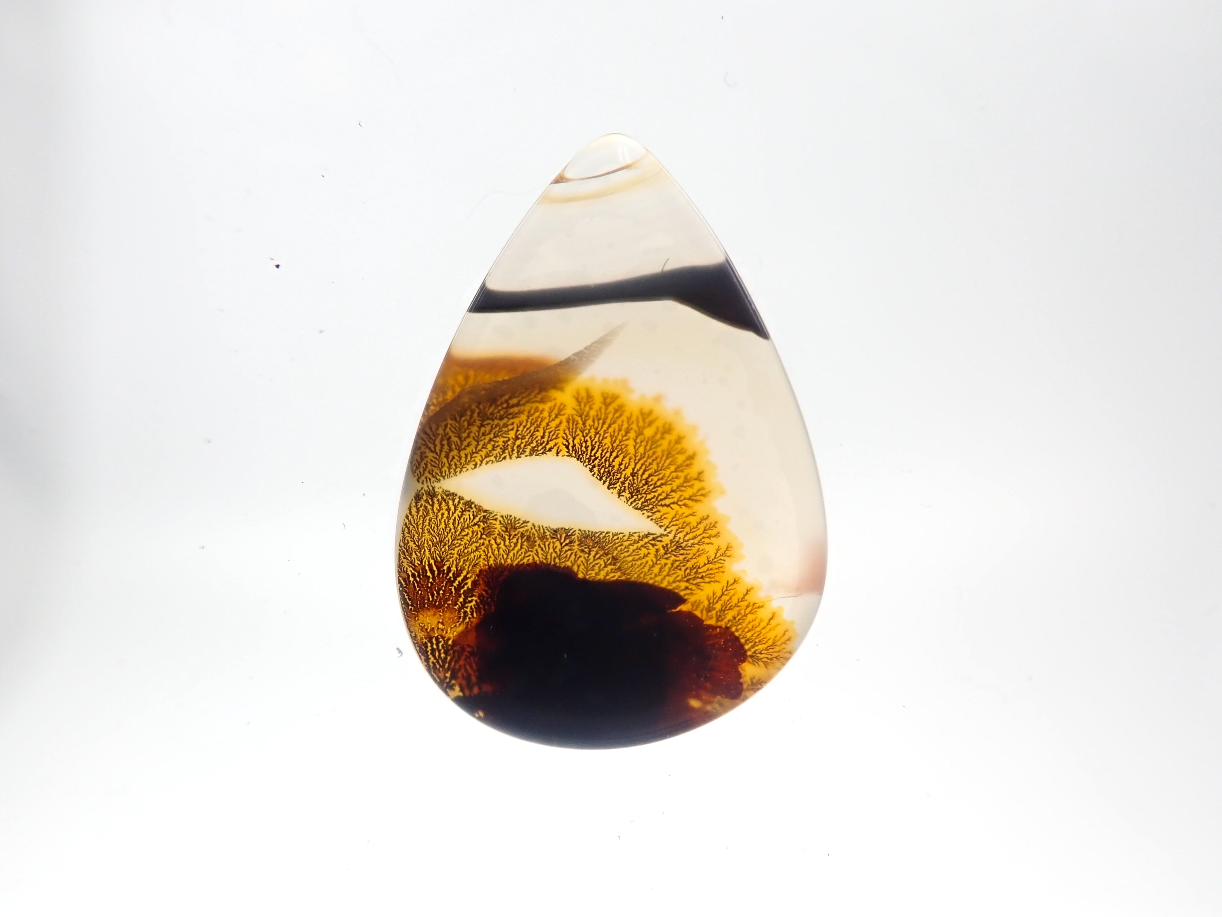 【9/29 22時販売】《限定14石》ブラジル産デンドリティッククォーツ1石ルース(平均7ct)《複数購入割引有》