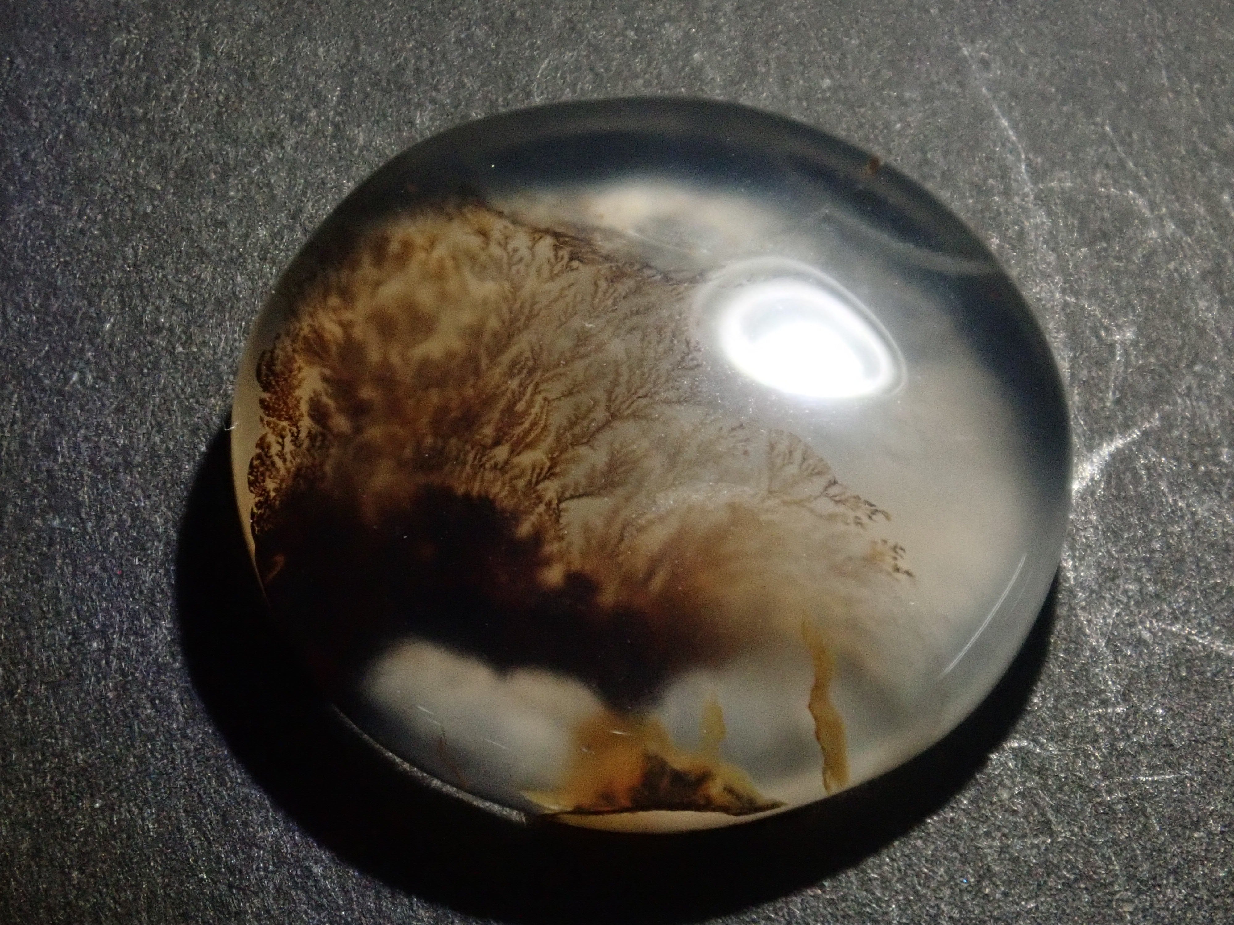 【9/29 22時販売】《限定14石》ブラジル産デンドリティッククォーツ1石ルース(平均7ct)《複数購入割引有》