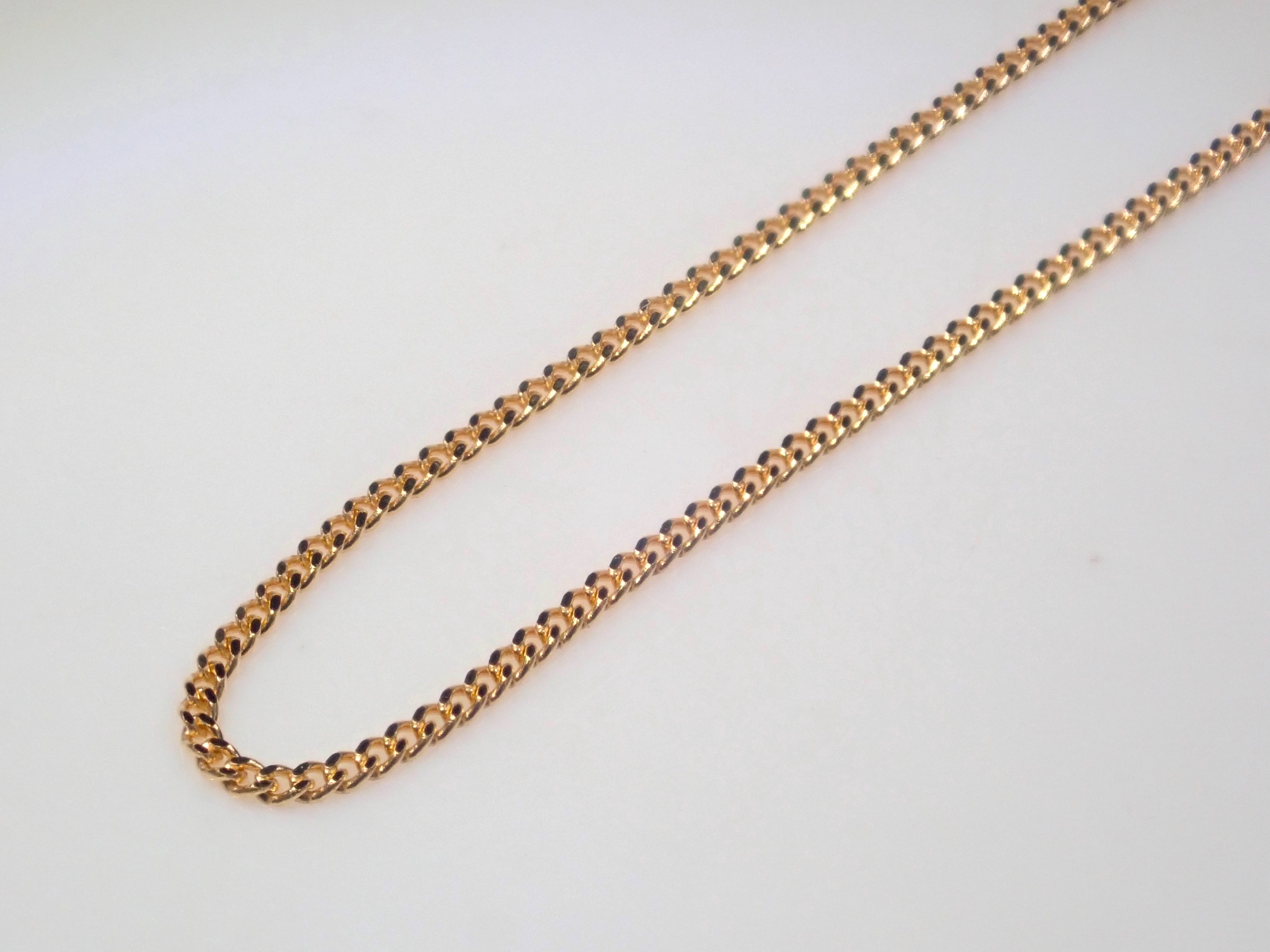 【2/16 22時販売】《数量限定》K18 イエローゴールド 喜平チェーン ネックレス 1.0mm/1.6g 【40cm】