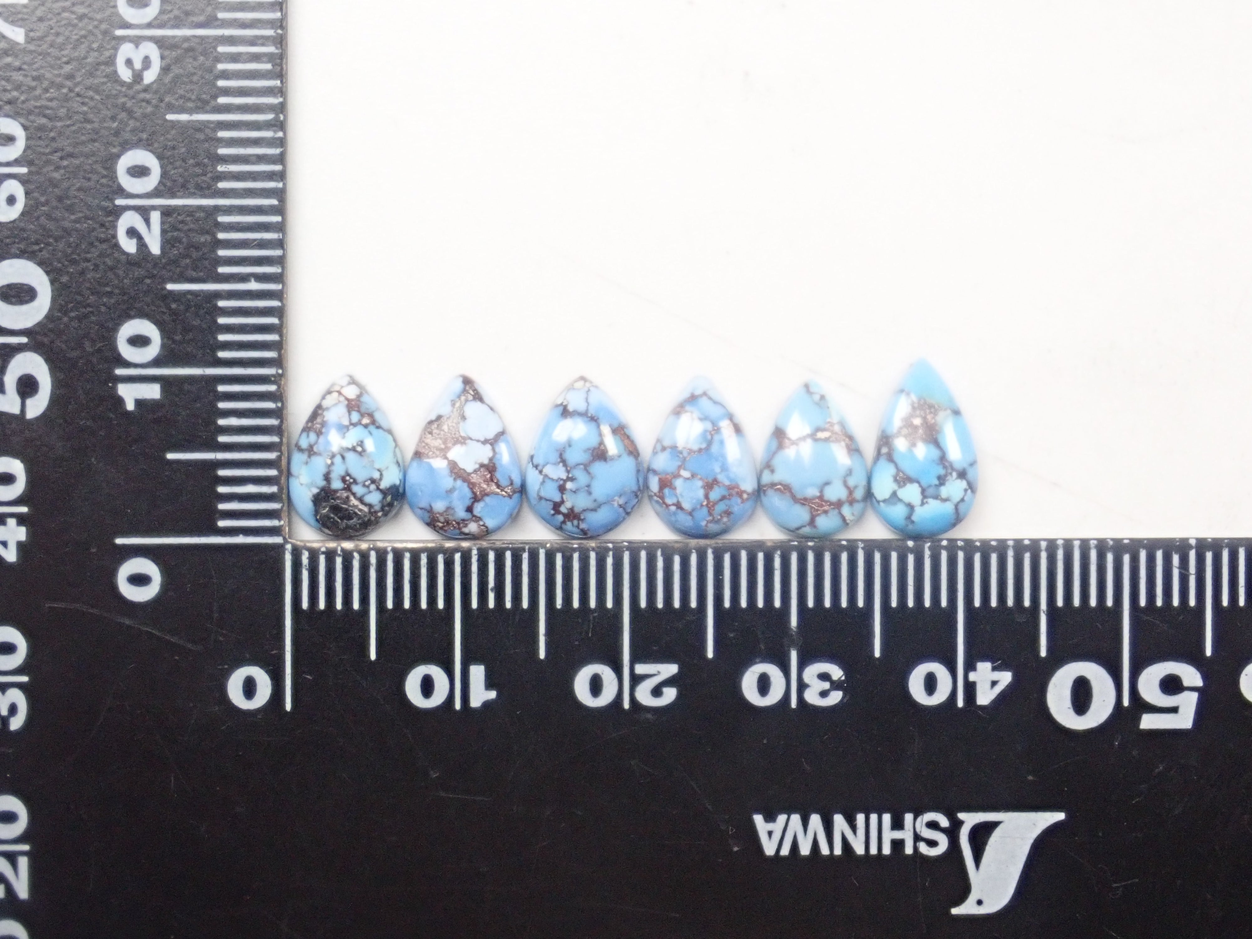 【2/28 22時販売】《限定11石》カザフスタン産ゴールデンヒルターコイズ(トルコ石,12月誕生石,平均1.3ct)《複数購入割引有》