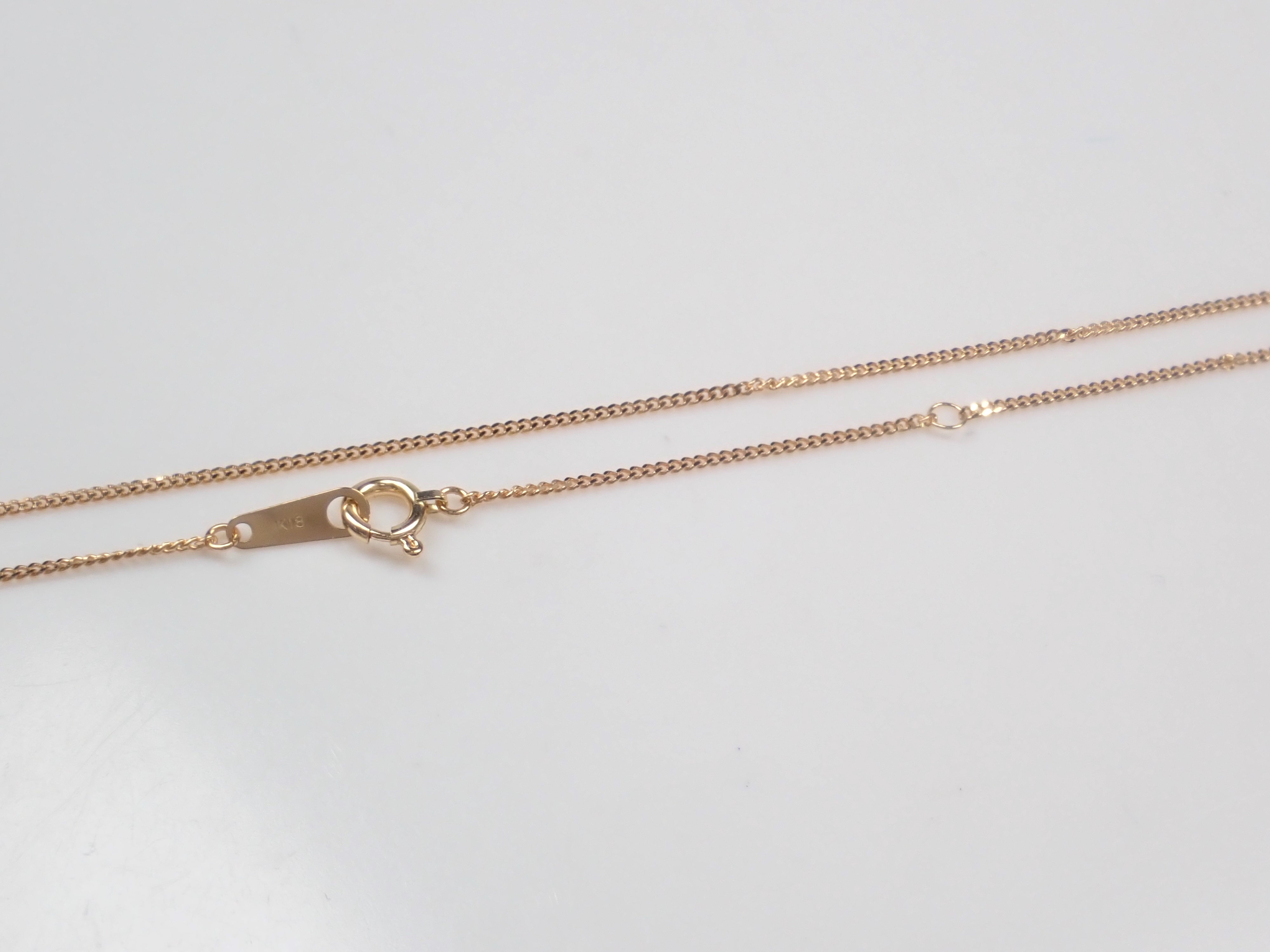 【2/16 22時販売】《数量限定》K18 イエローゴールド 喜平チェーン ネックレス 1.0mm/1.6g 【40cm】