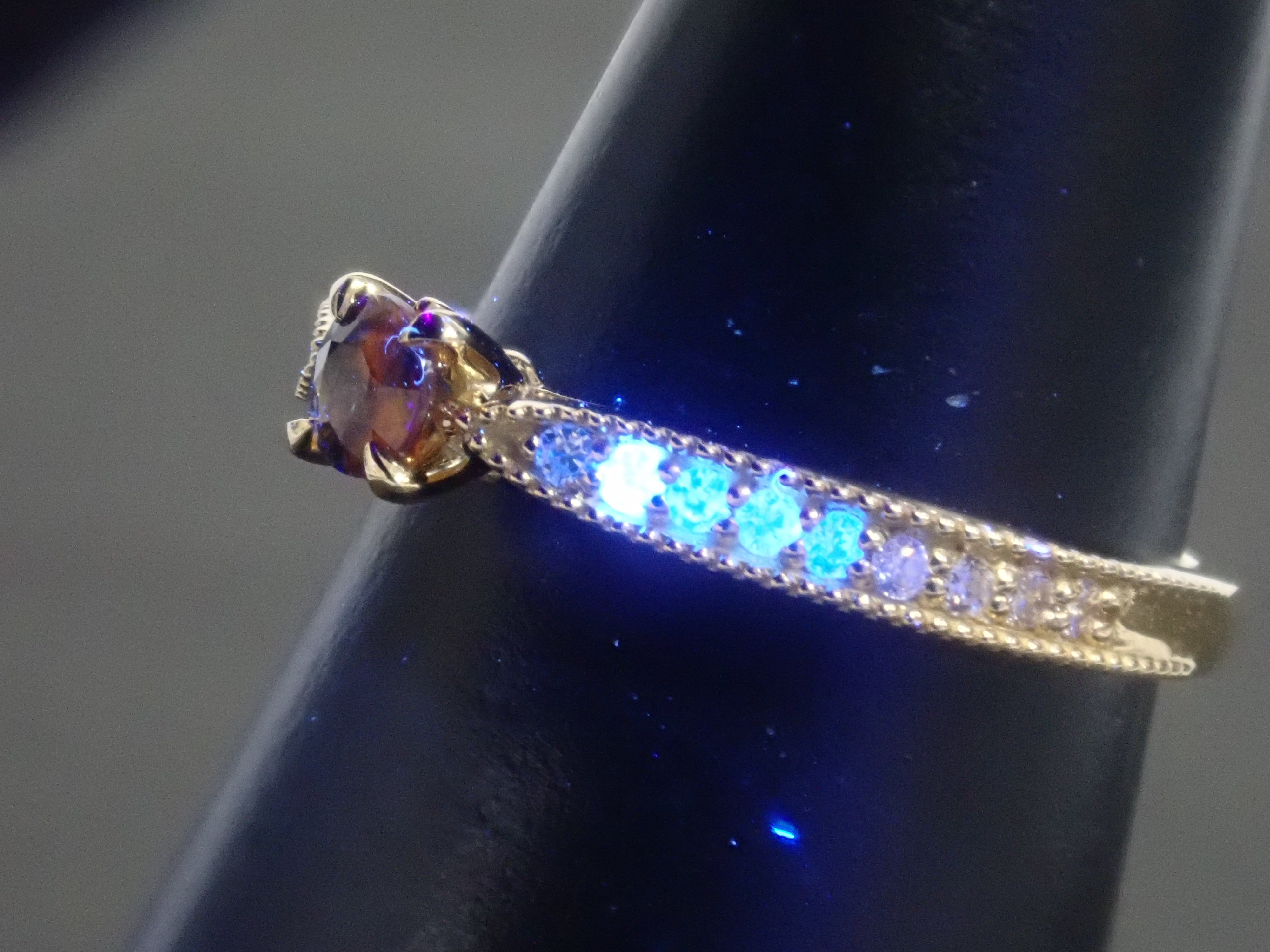 K18YG ブルーサファイア 0.204ct リング
