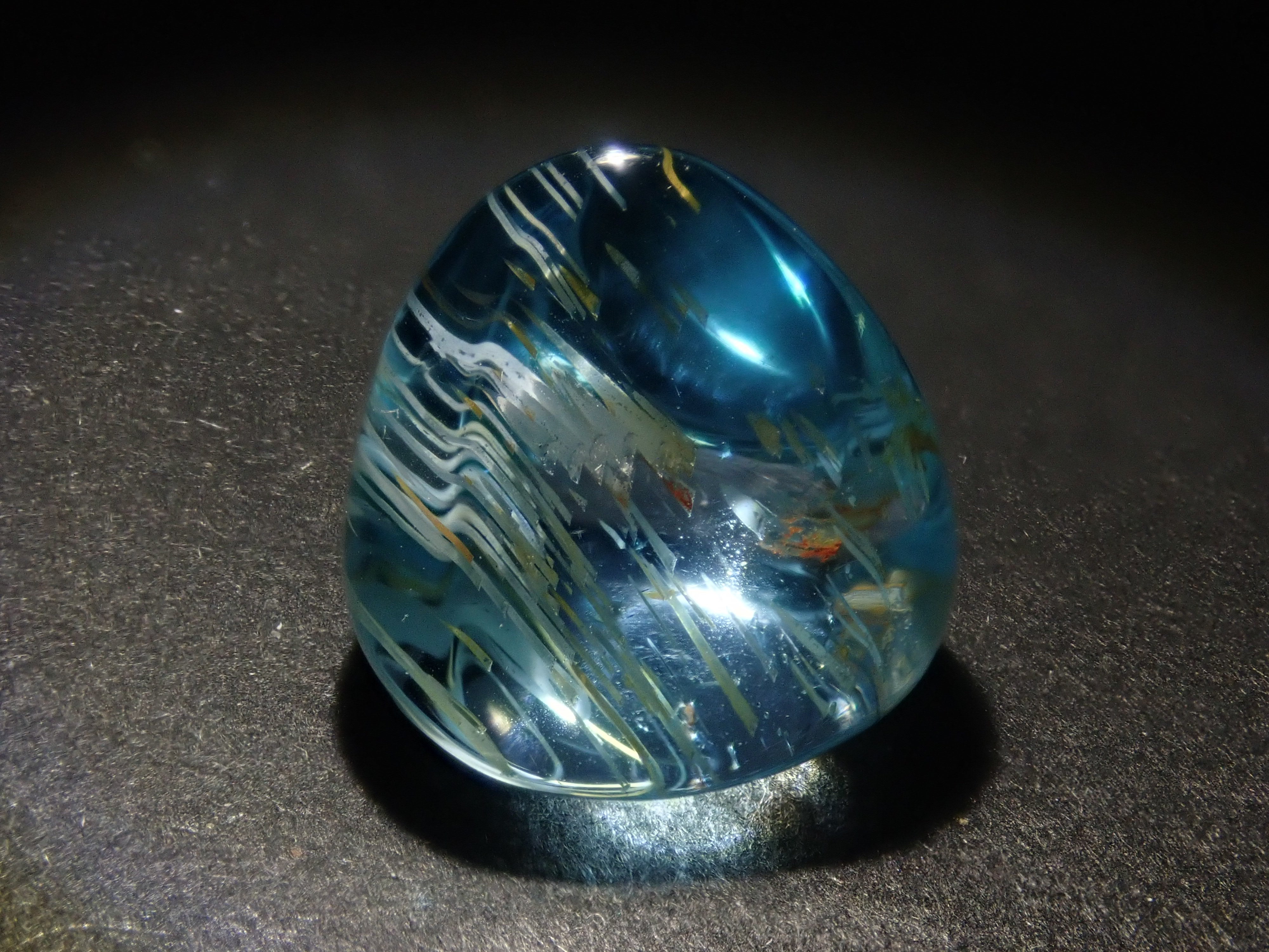 【6/6 22時販売】《限定6石》ニードルインブルートパーズ1石ルース(平均16ct)0《複数購入割引有》