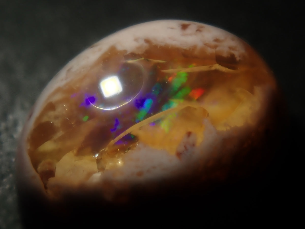 【10/3 22時販売】《限定10石》メキシコ産カンテラオパールガチャ1石ルース(平均2.5ct)《複数購入割引有》