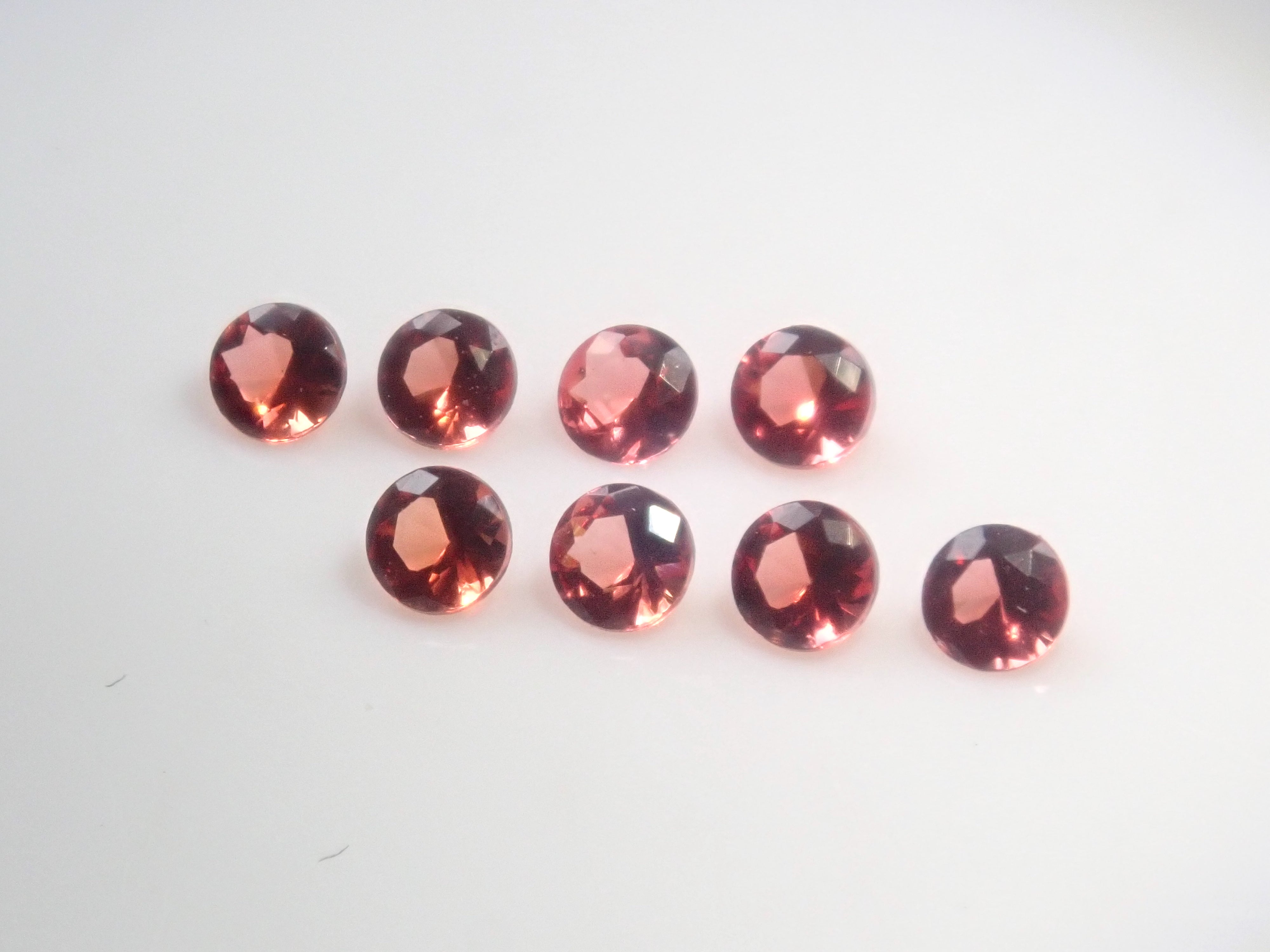 Limited to 8 stones - New in Tucson - Canadian Eudialite (Round Cut, Approx. 2mm) - Multiple purchase discounts available
